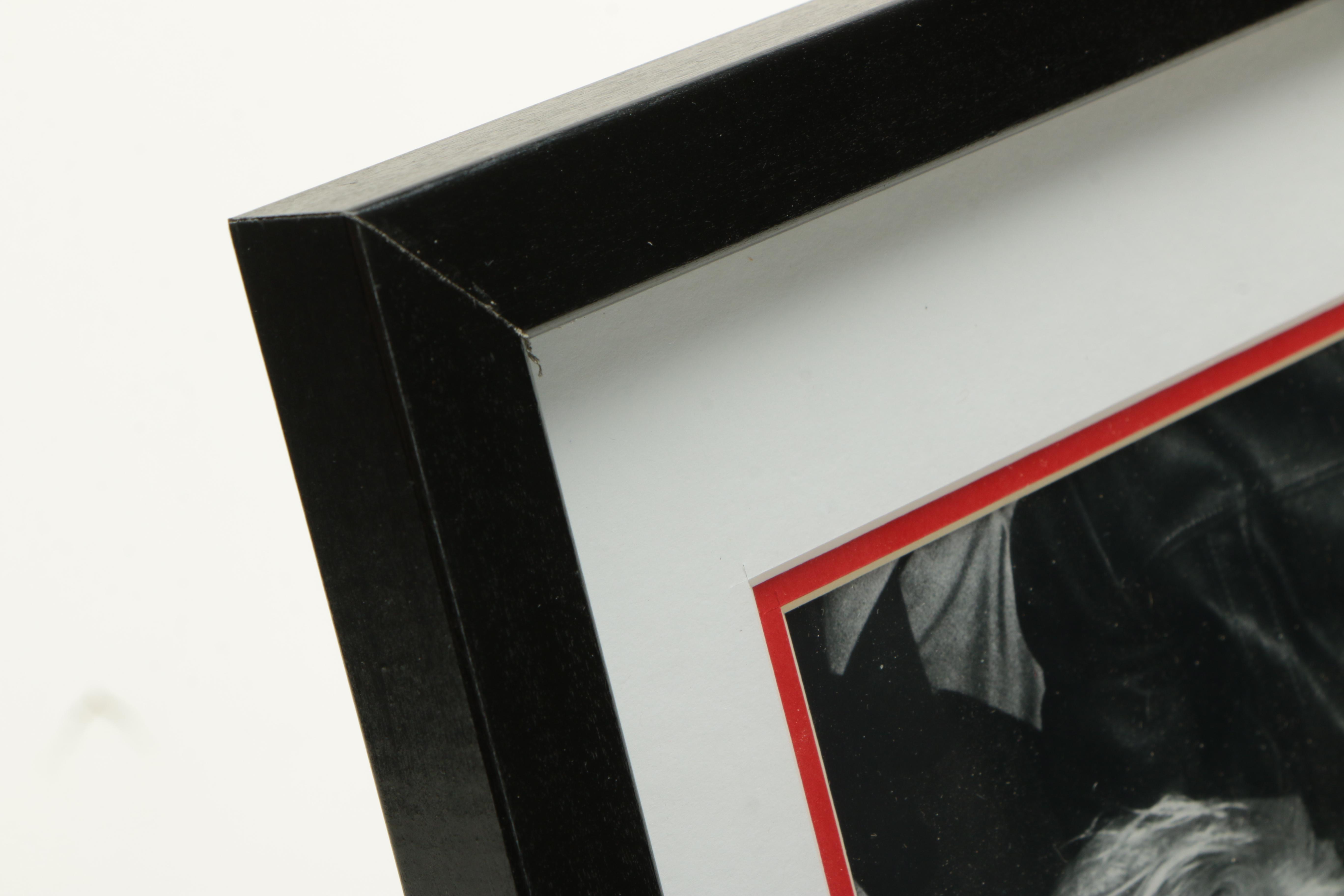 "The Great Eight" Commemorative Baseball and Johnny Bench/Sparky Anderson Print