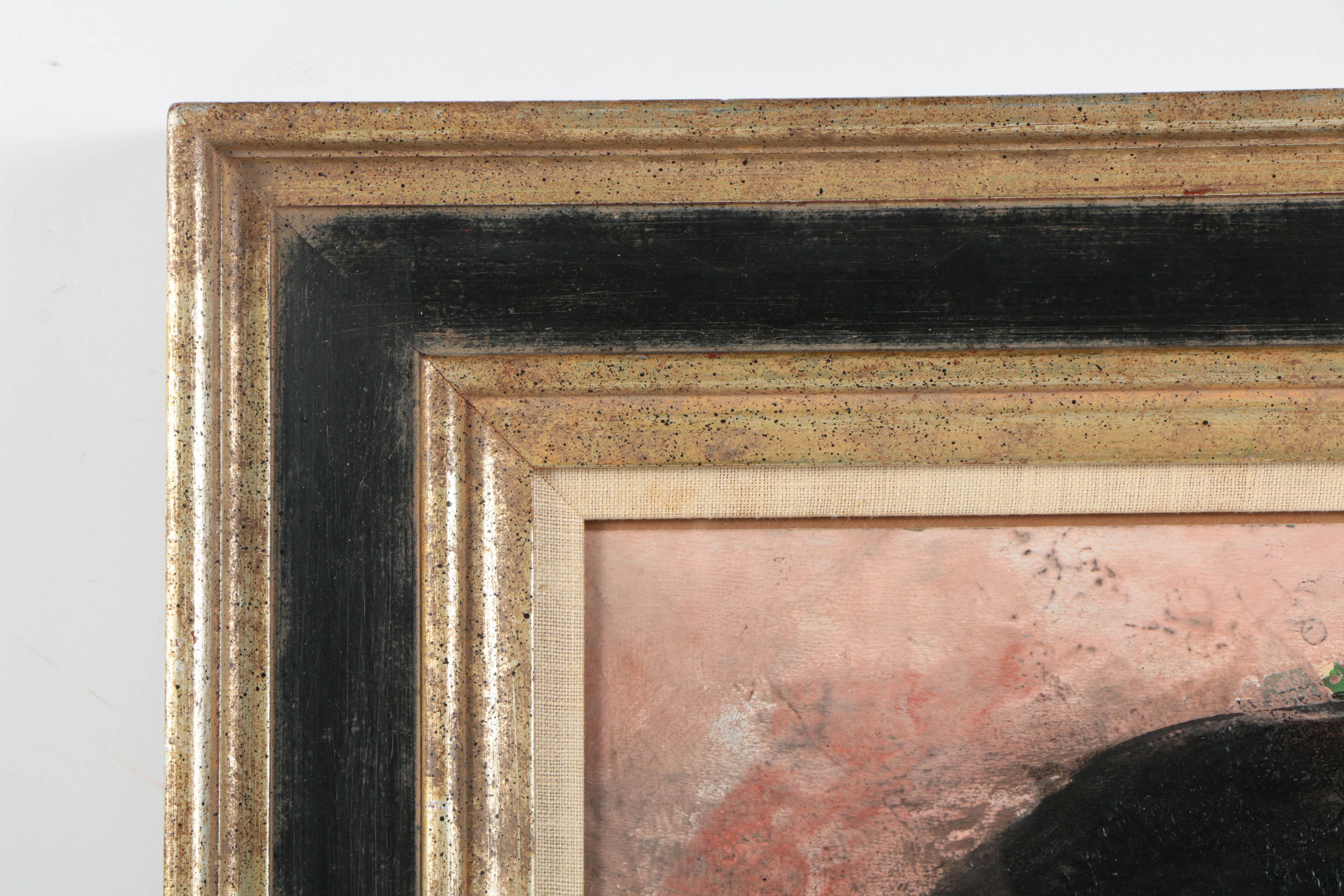 Anibal Villacis Mixed Media Painting on Paper of a Child