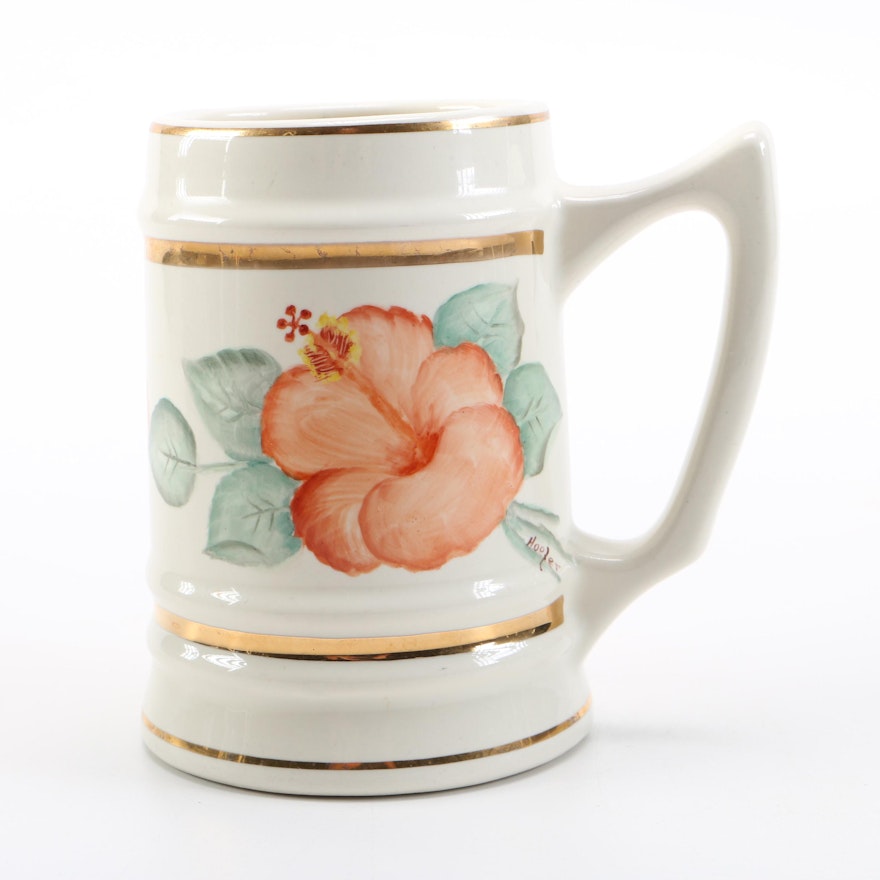 Hand-Painted Beer Mug by W.C. Bunting Co.
