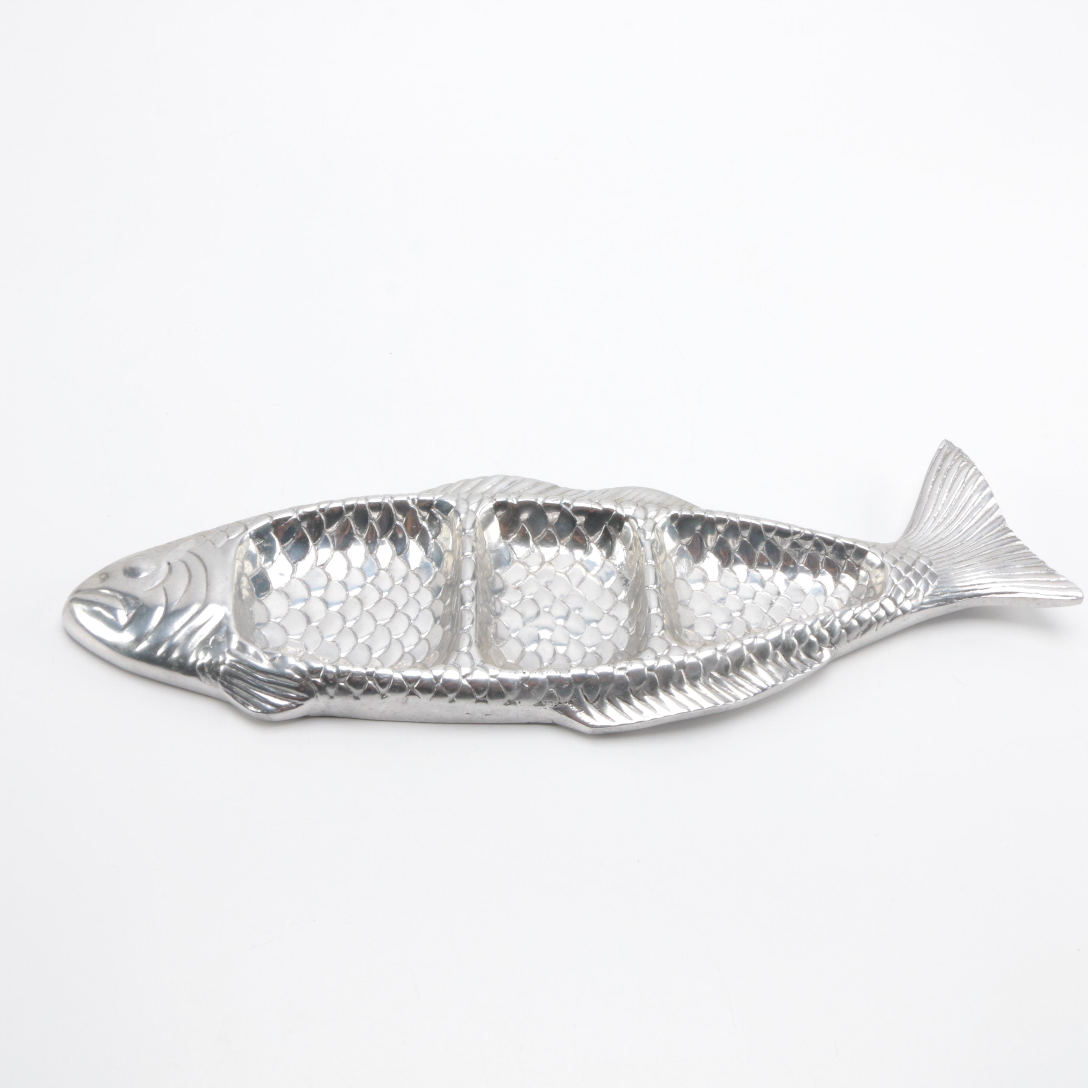 Silver Tone Metal Animal-Themed Kitchen Décor