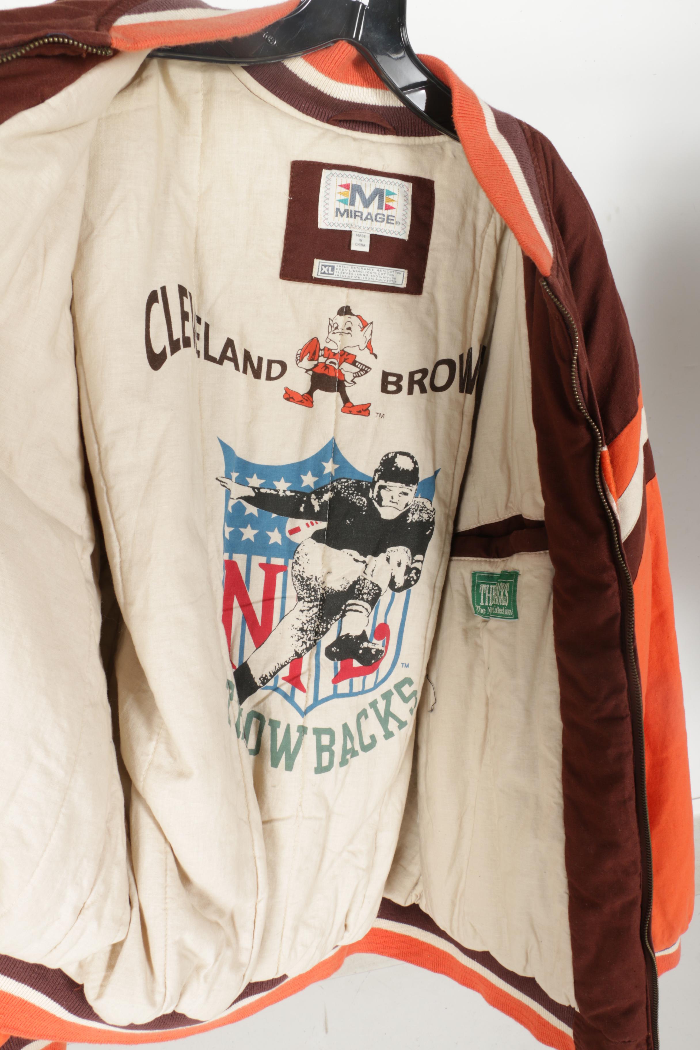 Cleveland Brown Jackets and Jersey
