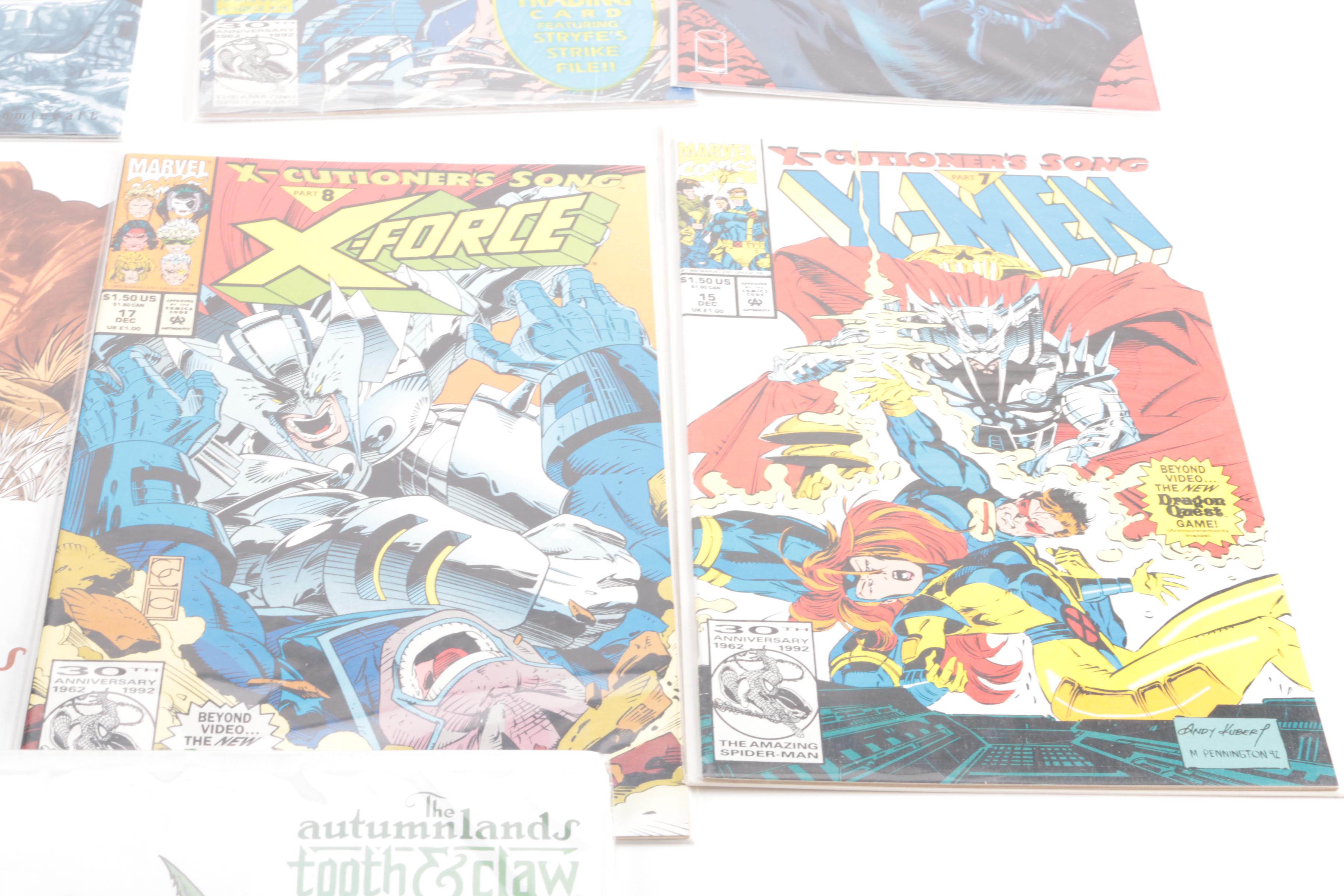 Modern Age X-Men and "Autumnlands" Comics
