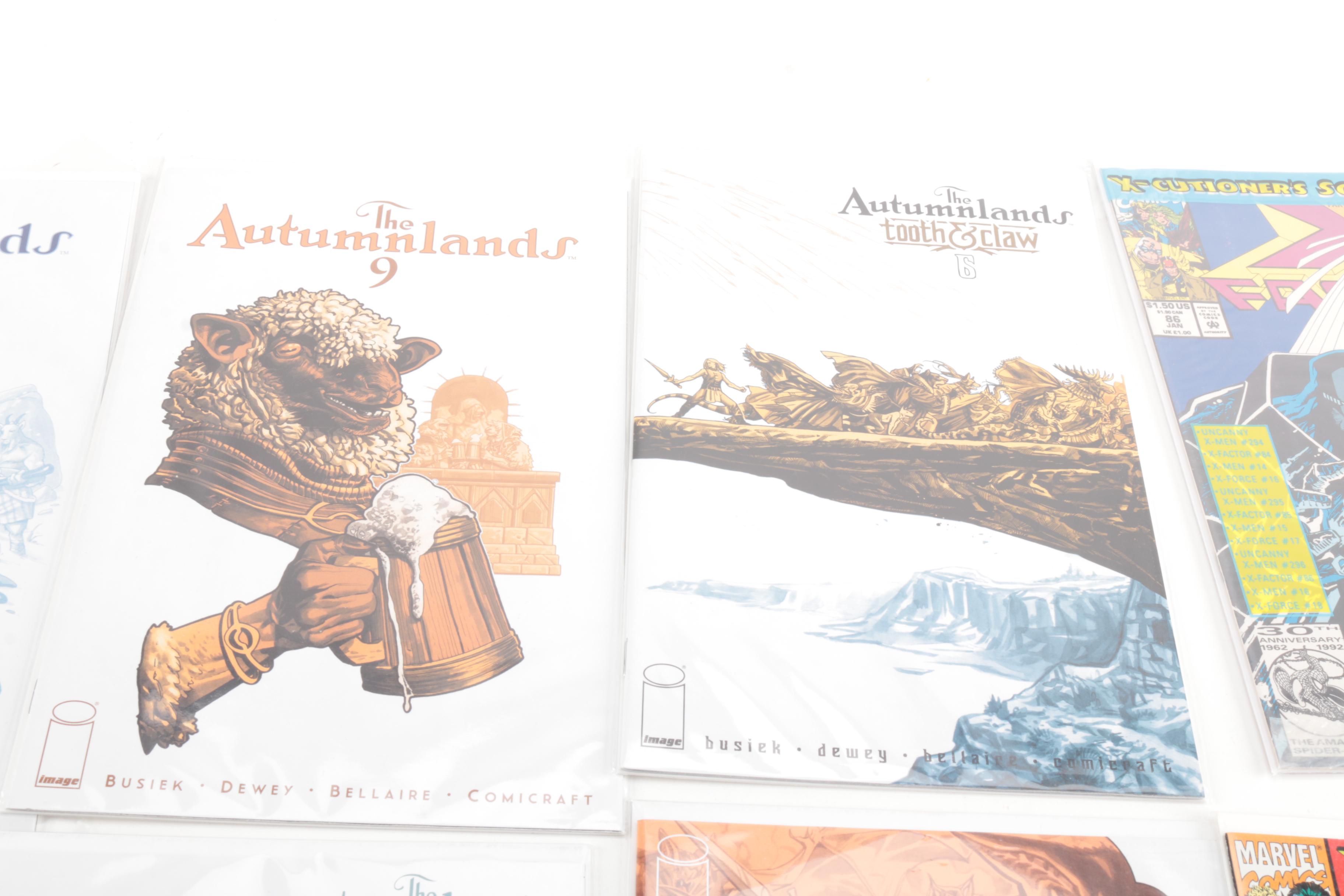 Modern Age X-Men and "Autumnlands" Comics