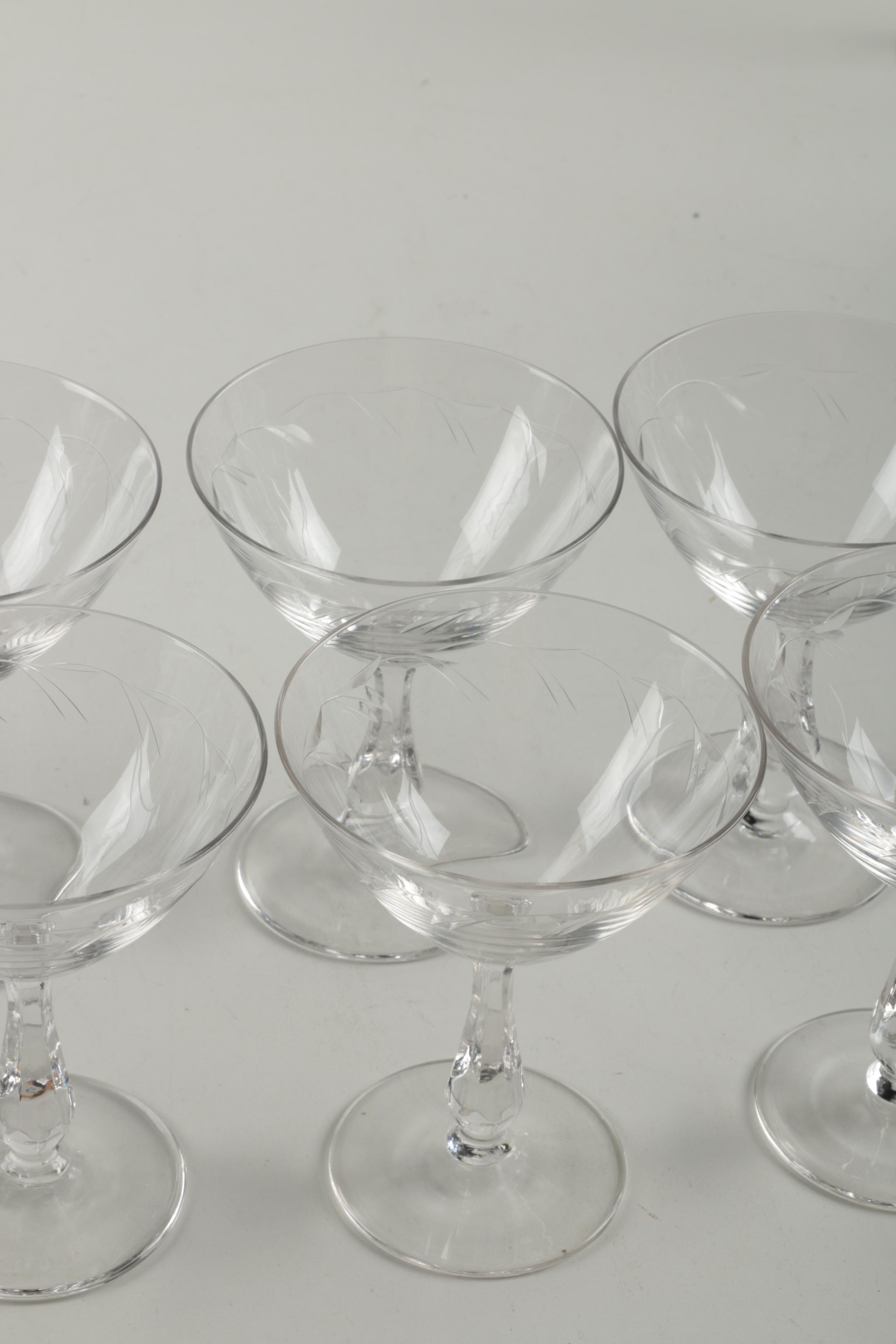 Collection of Glass Stemware