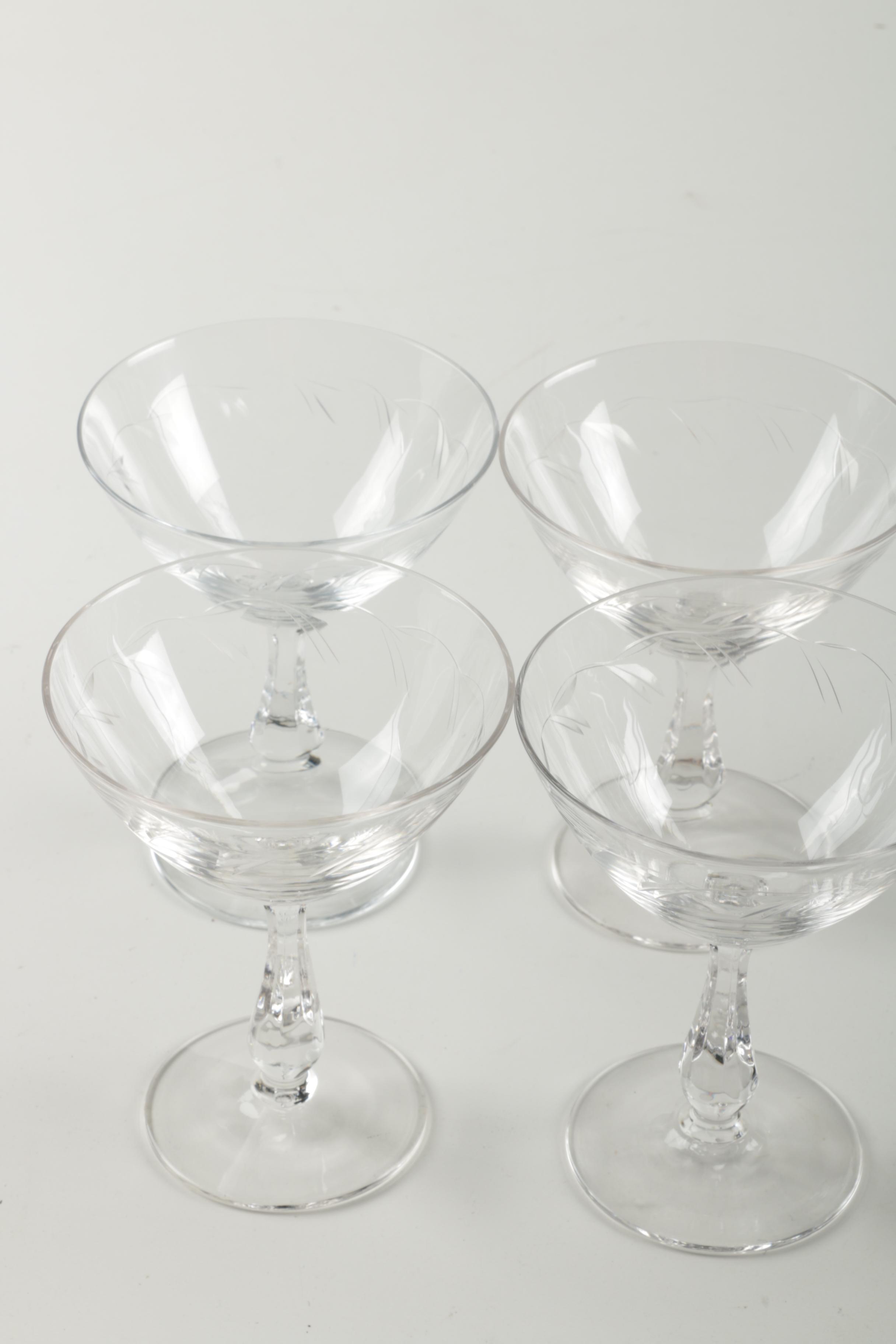 Collection of Glass Stemware