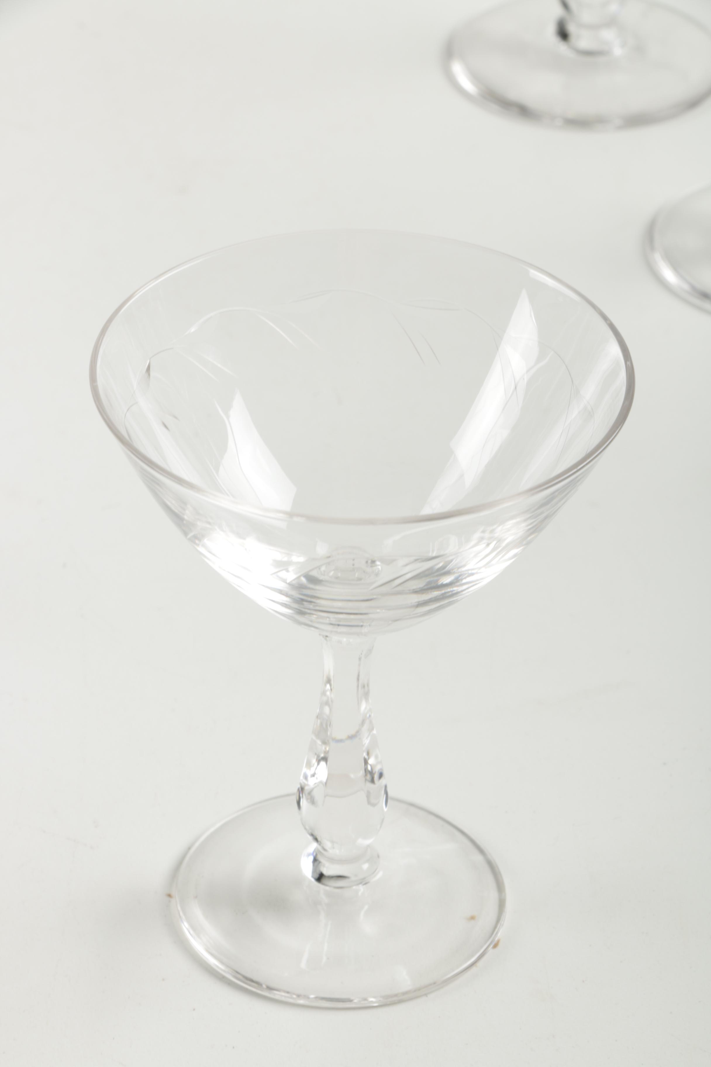 Collection of Glass Stemware