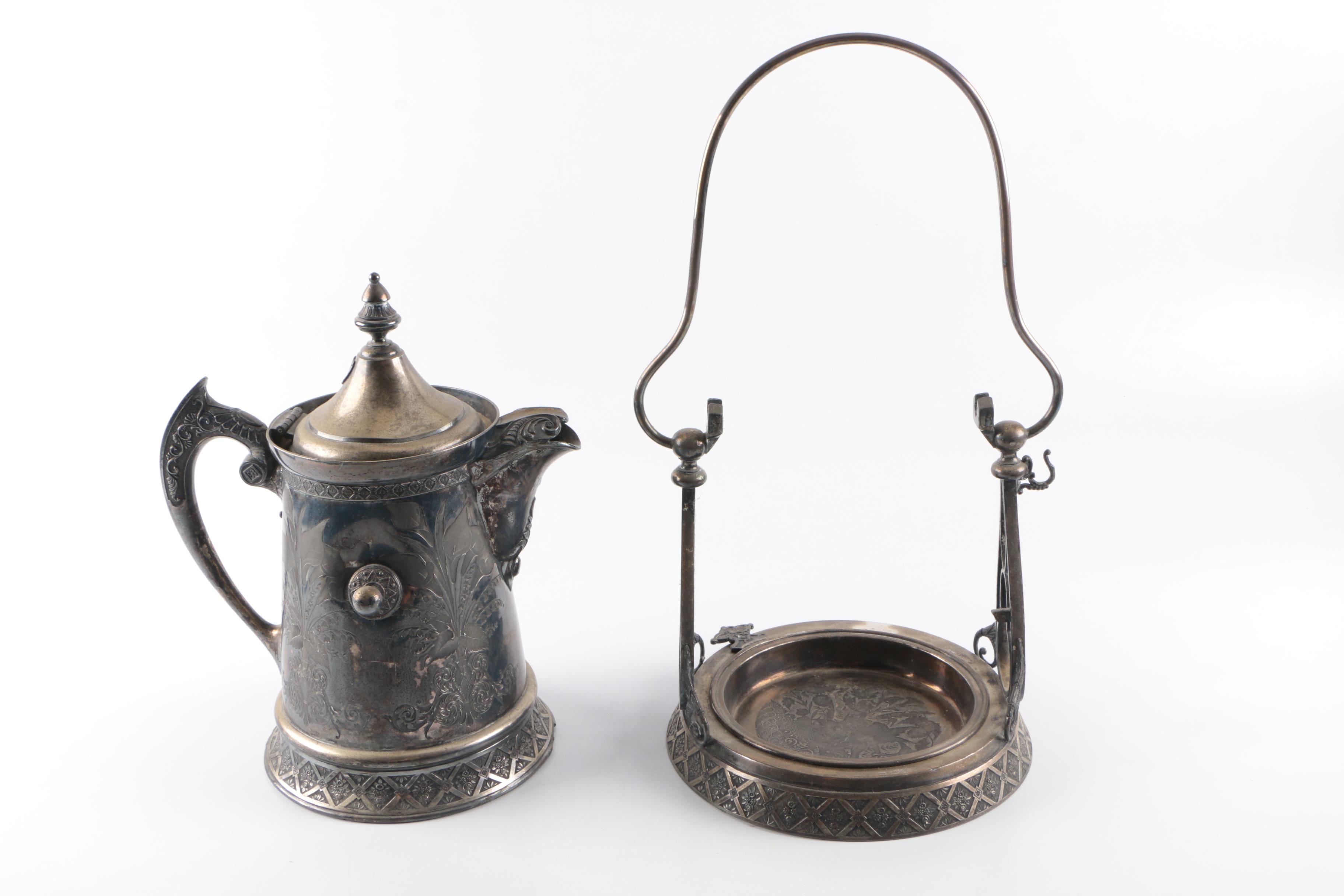 Assortment of Silver Plate Tableware and More