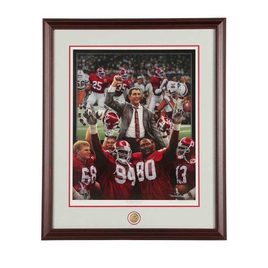 Daniel A. Moore Limited Edition Crimson Tide Offset Lithograph "The Tradition Continues"