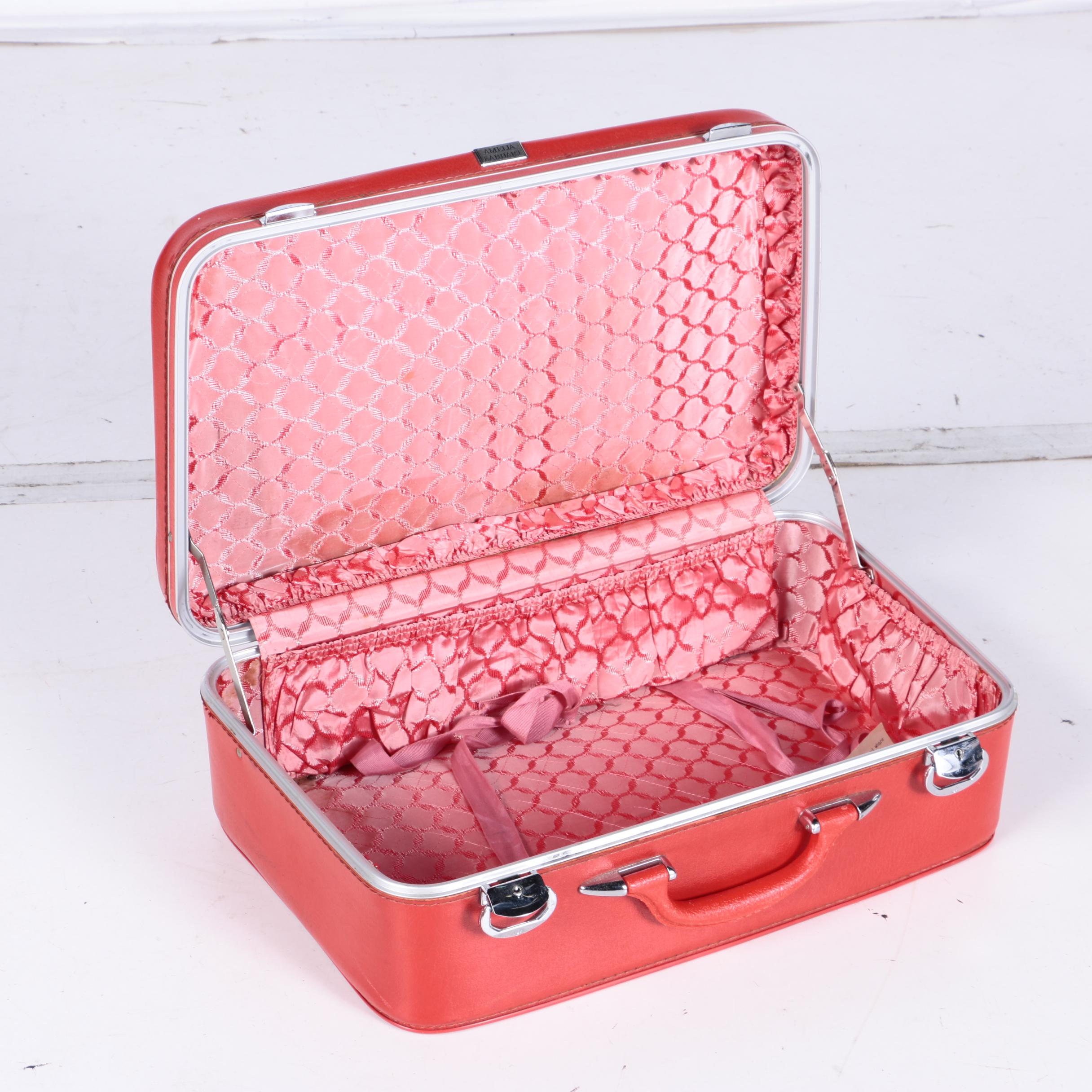 Amelia Earhart Red Suitcase