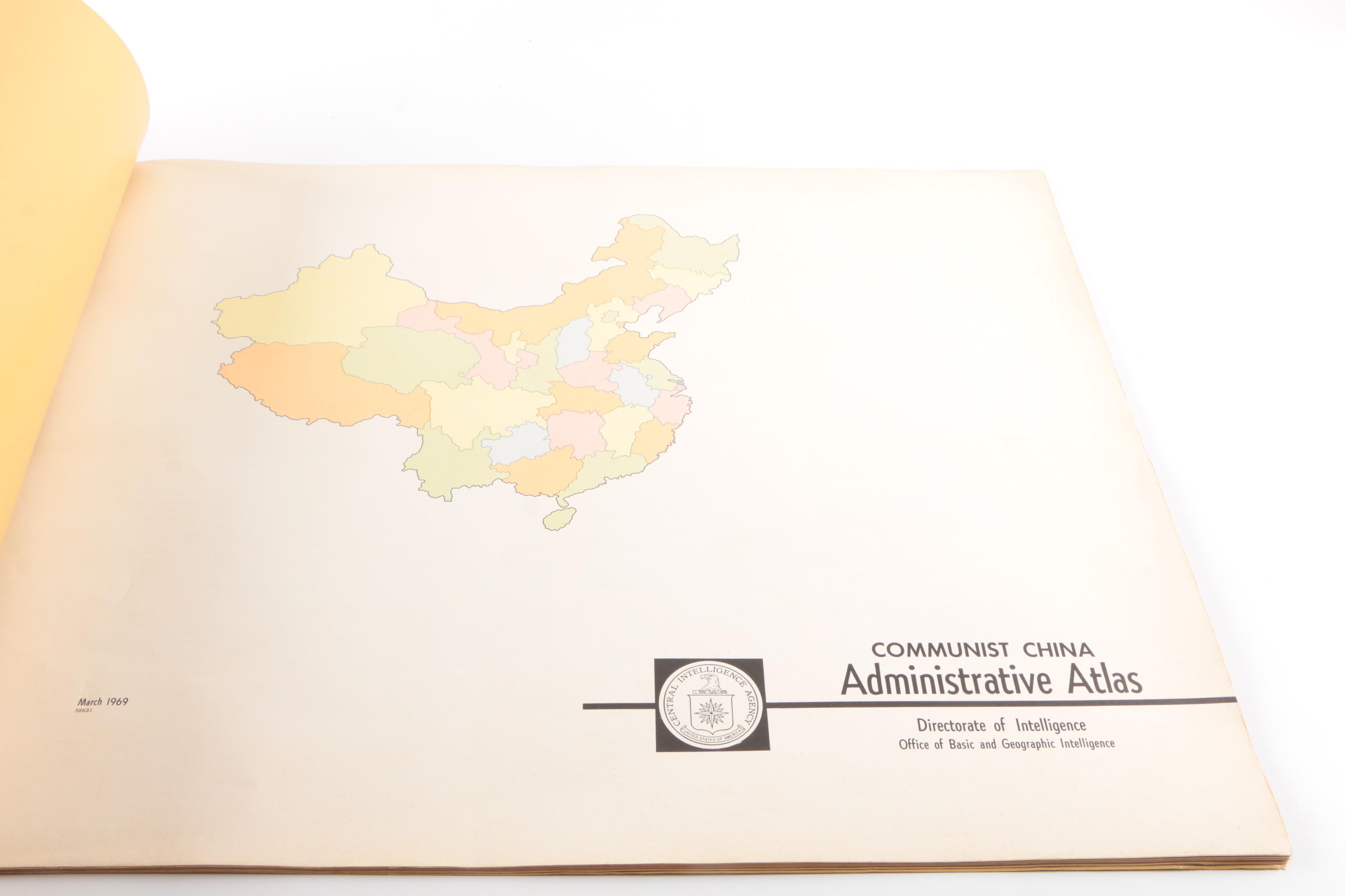 CIA "Communist China Administrative Atlas"