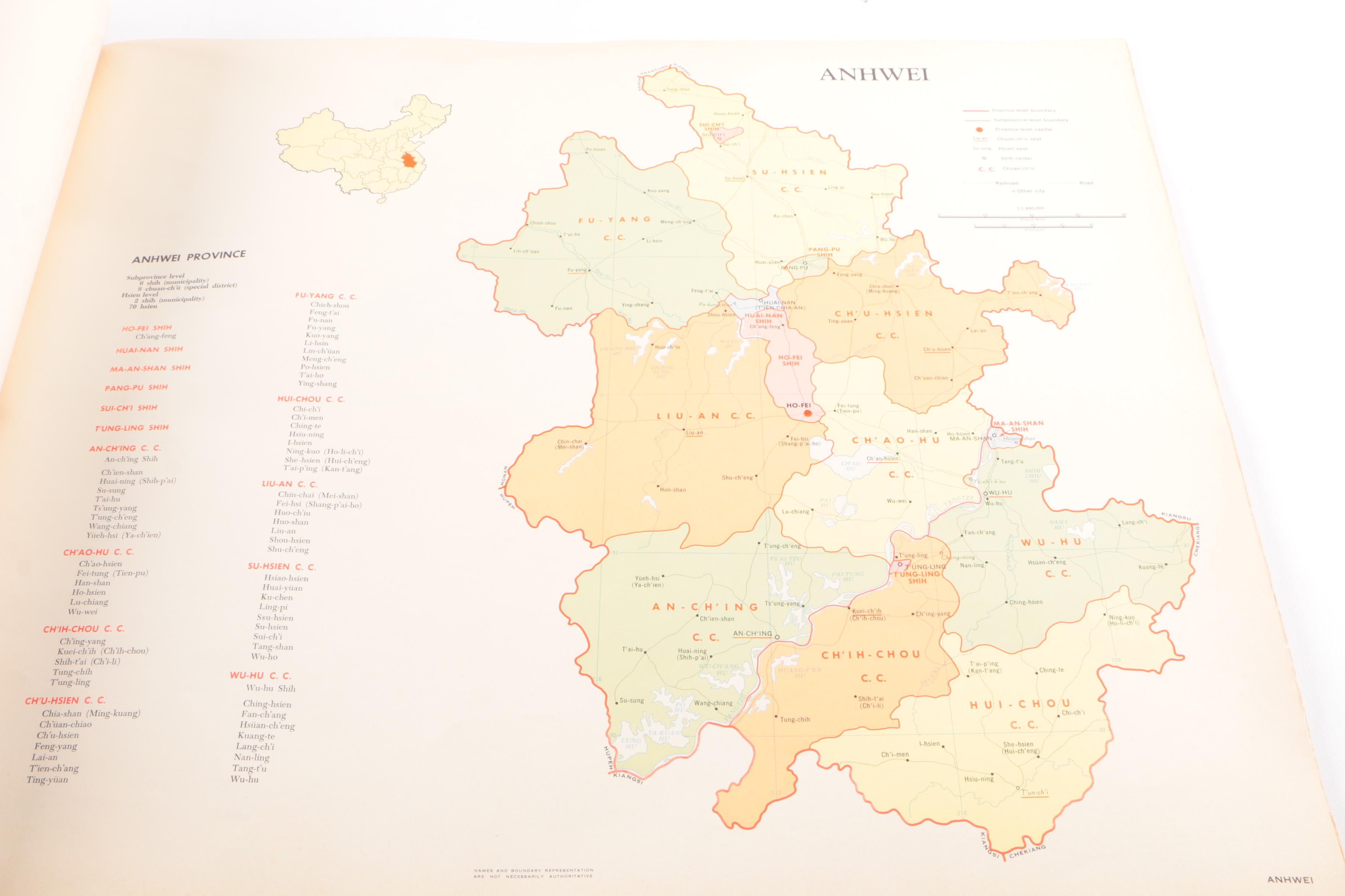 CIA "Communist China Administrative Atlas"