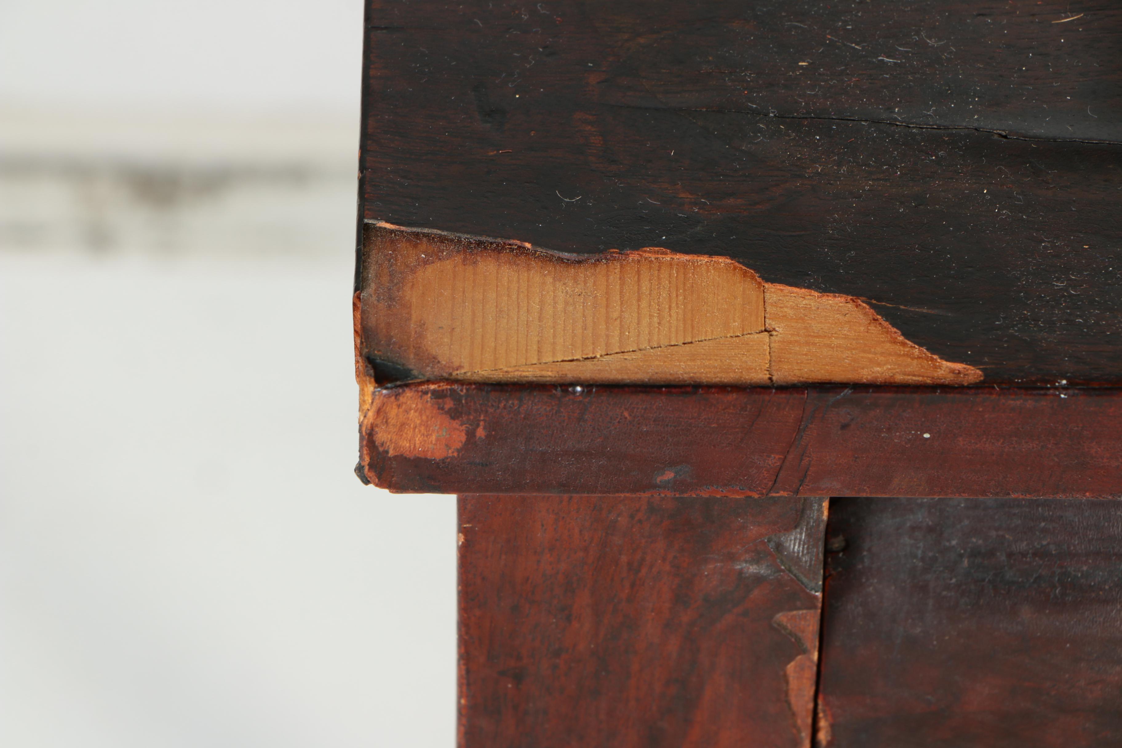 18 Century Veneered Side Table
