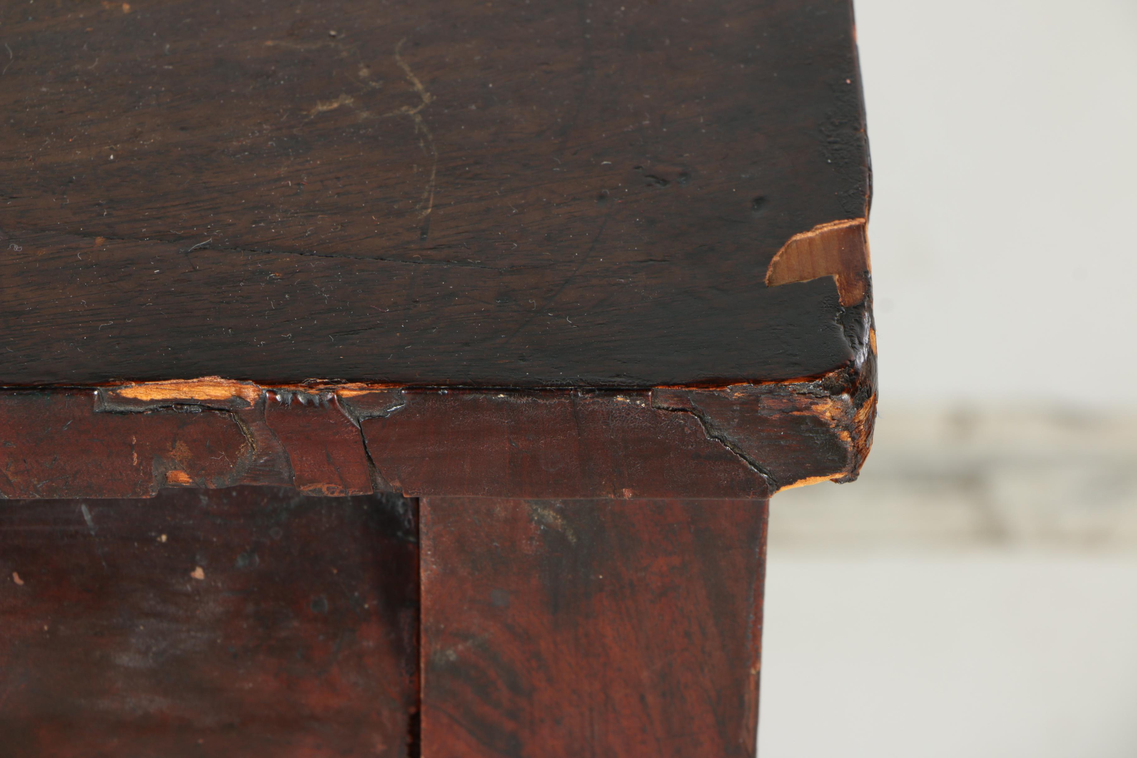 18 Century Veneered Side Table