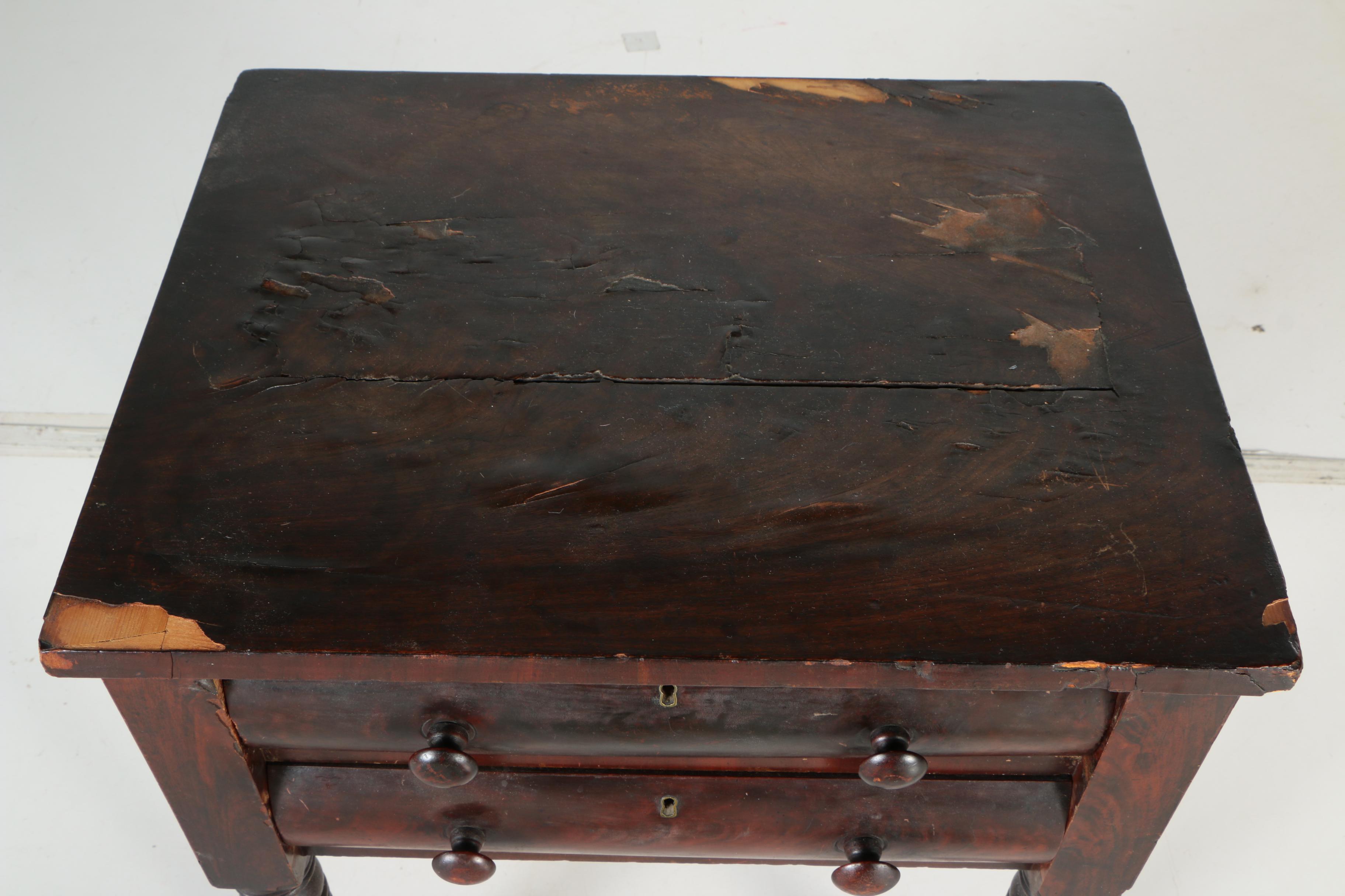 18 Century Veneered Side Table