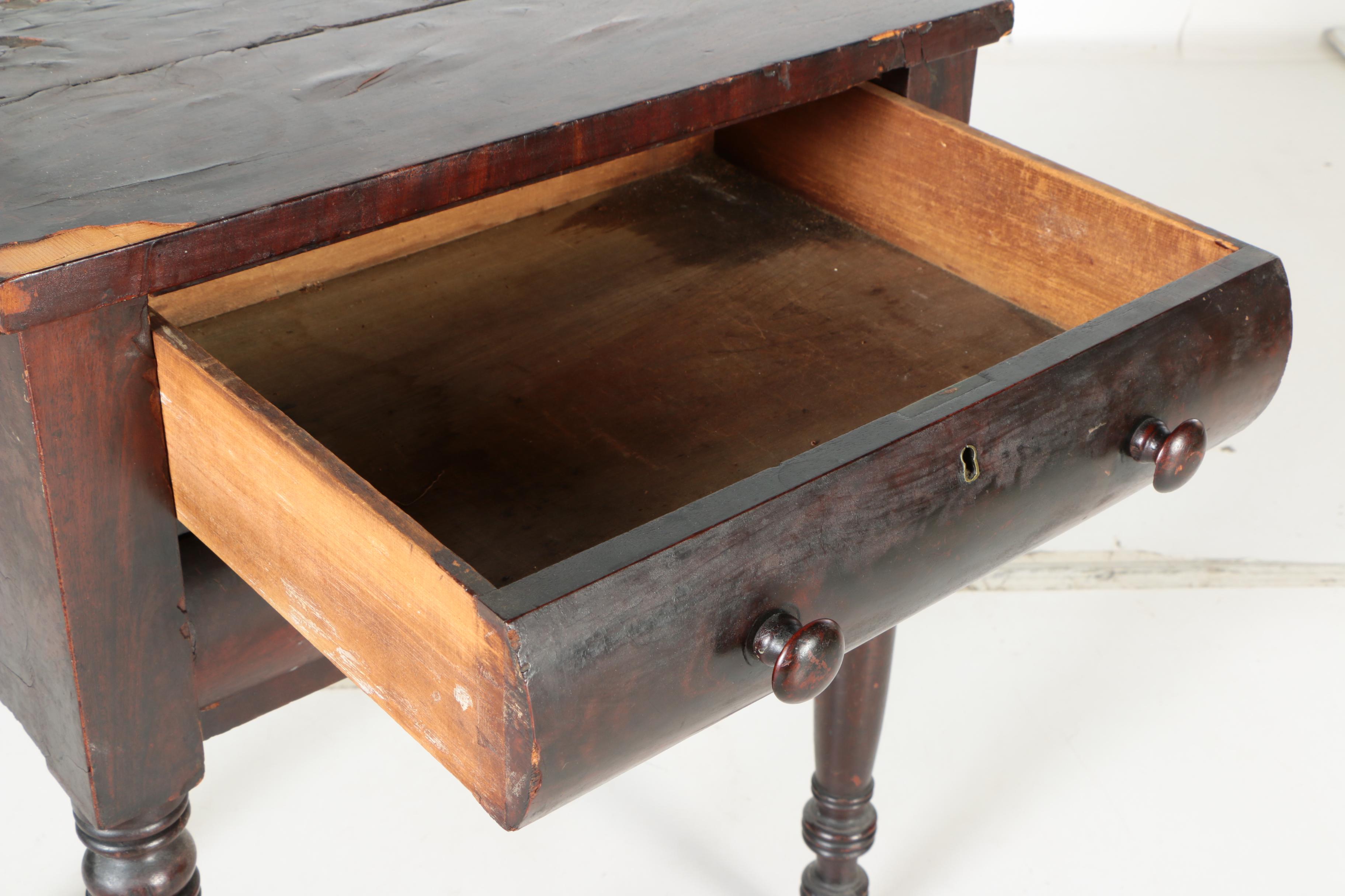 18 Century Veneered Side Table