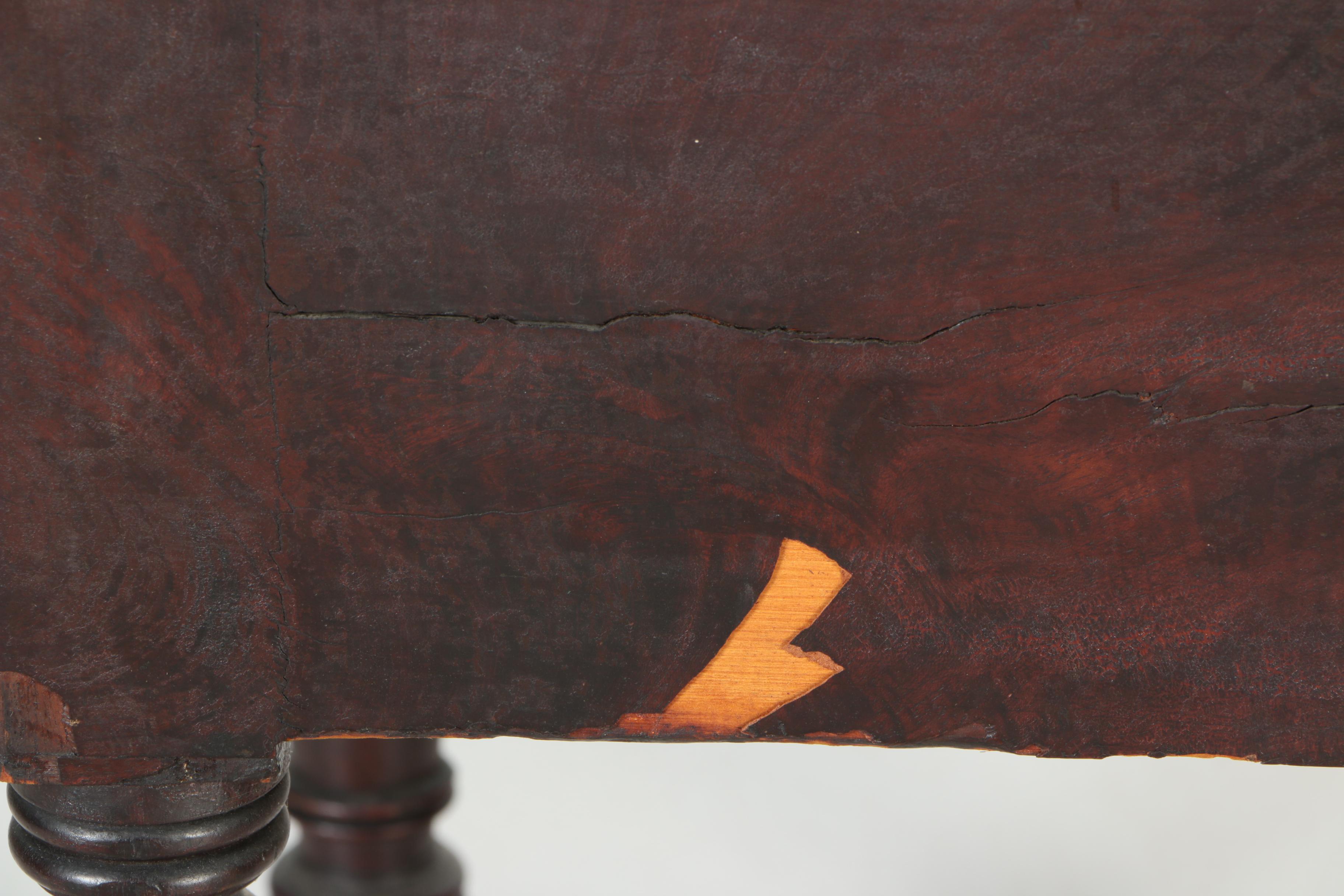 18 Century Veneered Side Table