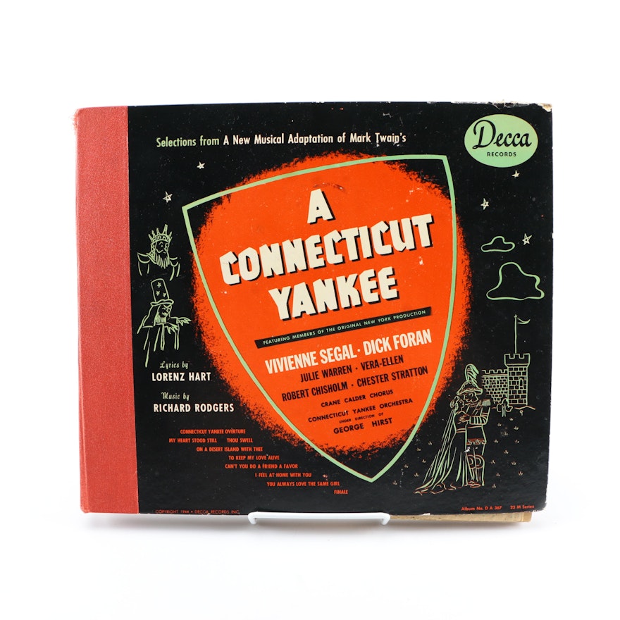 Decca "A Connecticut Yankee" Musical Record Set