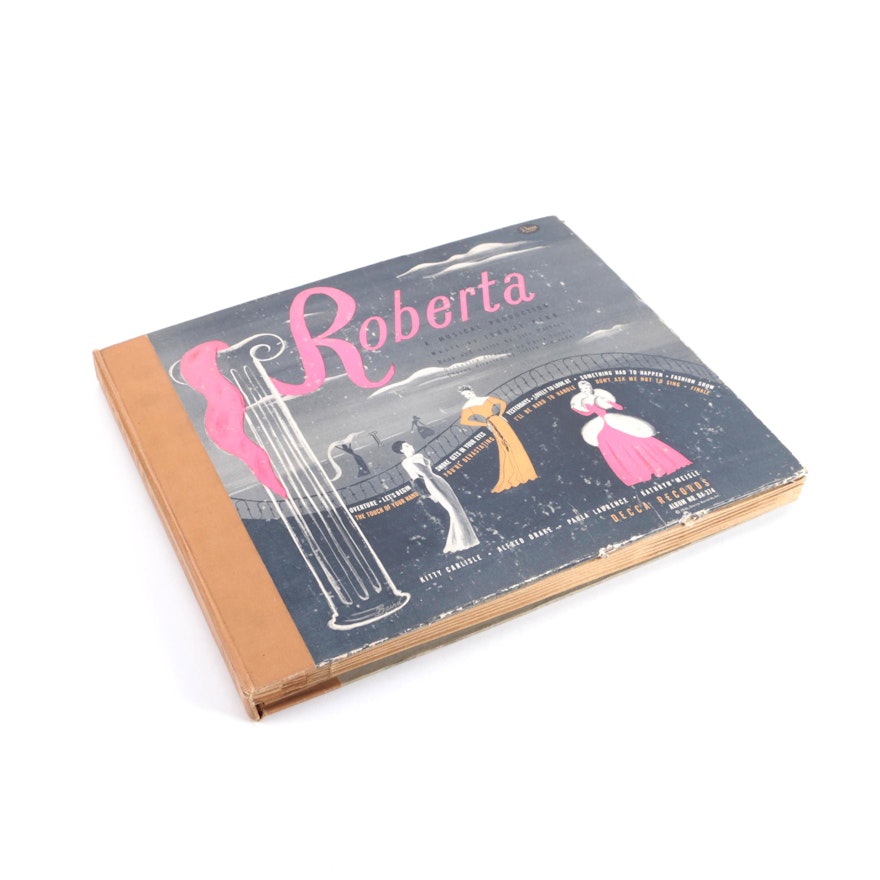 1946 "Roberta" 78s on Decca's "Personality Series"