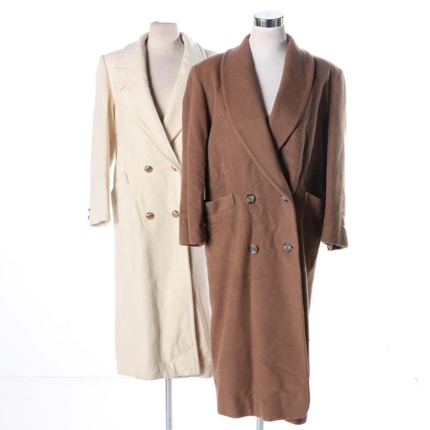 Women's Double-Breasted Wool Coats