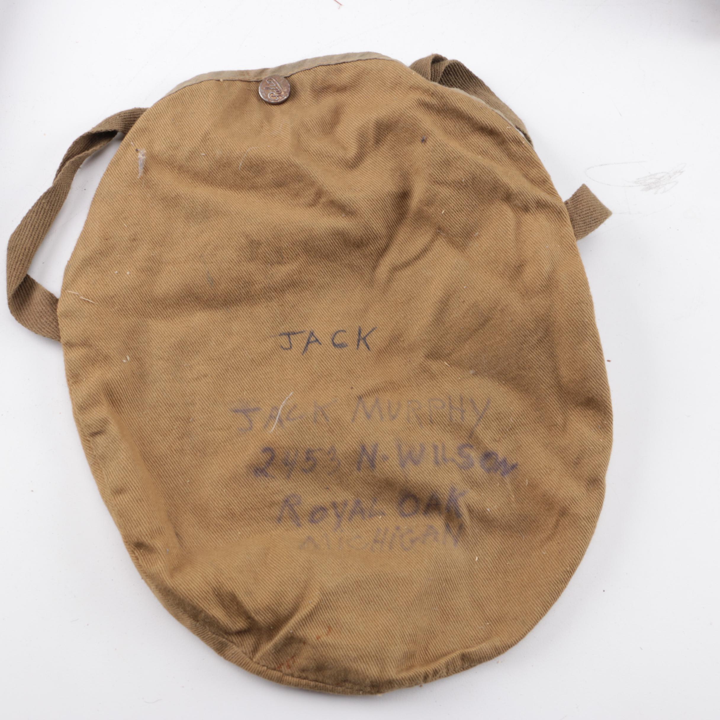 Collection of Military Canteens, Pouches, and Gear