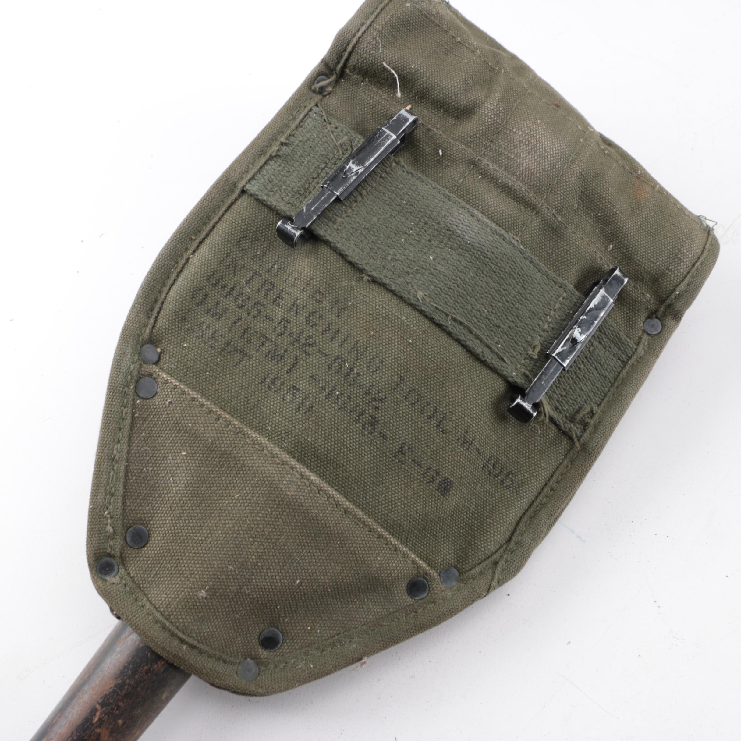 Collection of Military Canteens, Pouches, and Gear