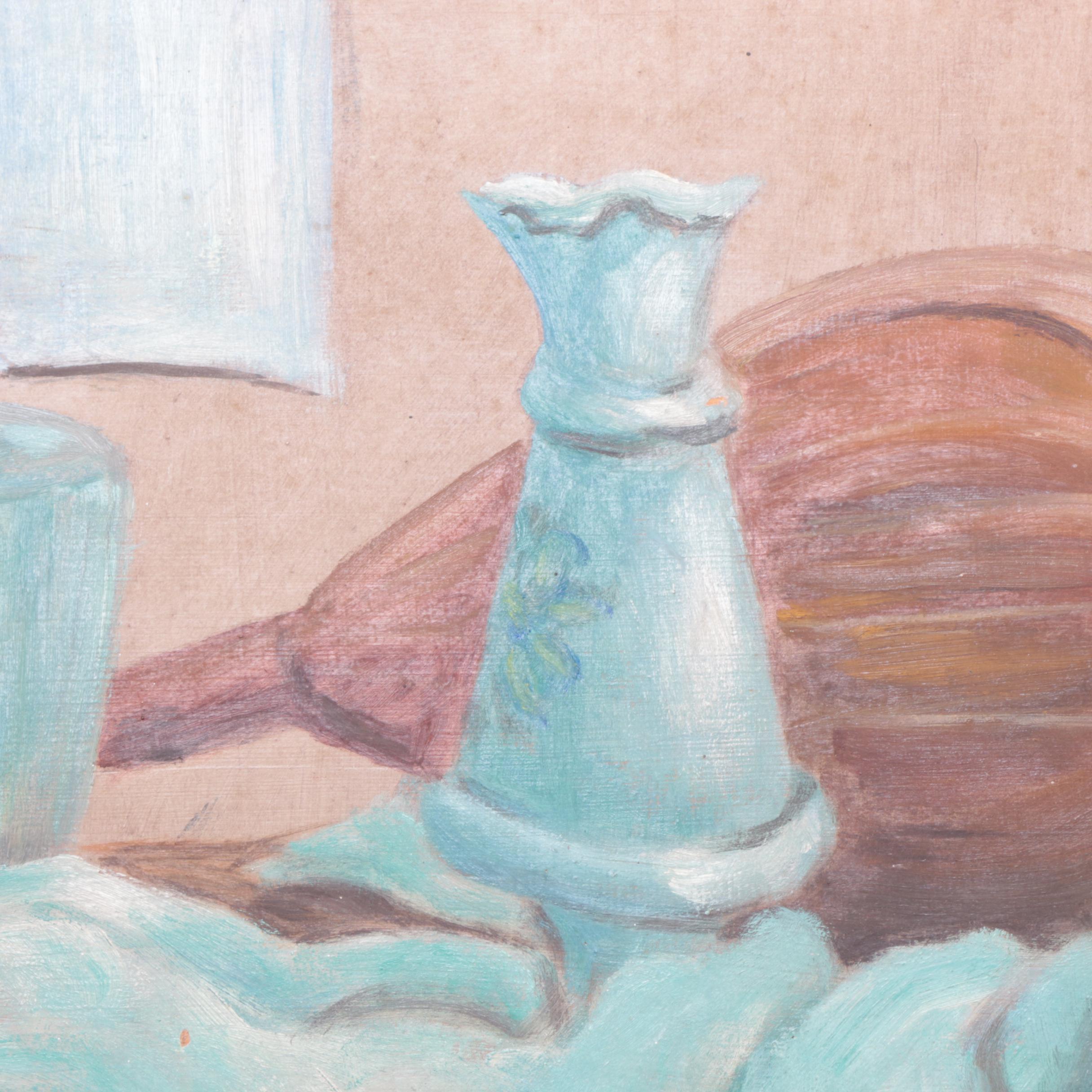 Framed Paint By Number of Raging River