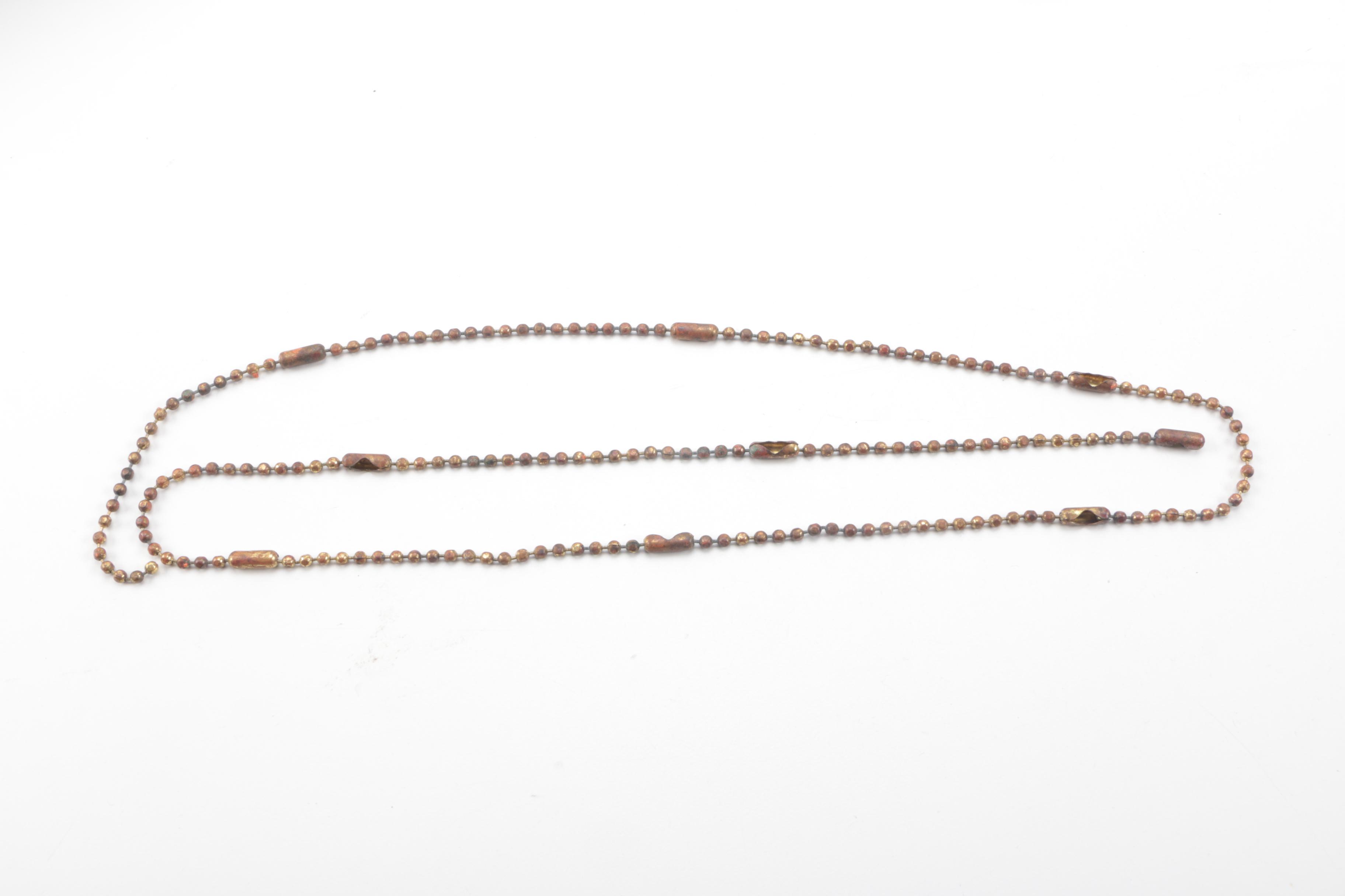 Large Brown Metal Desk Lamp