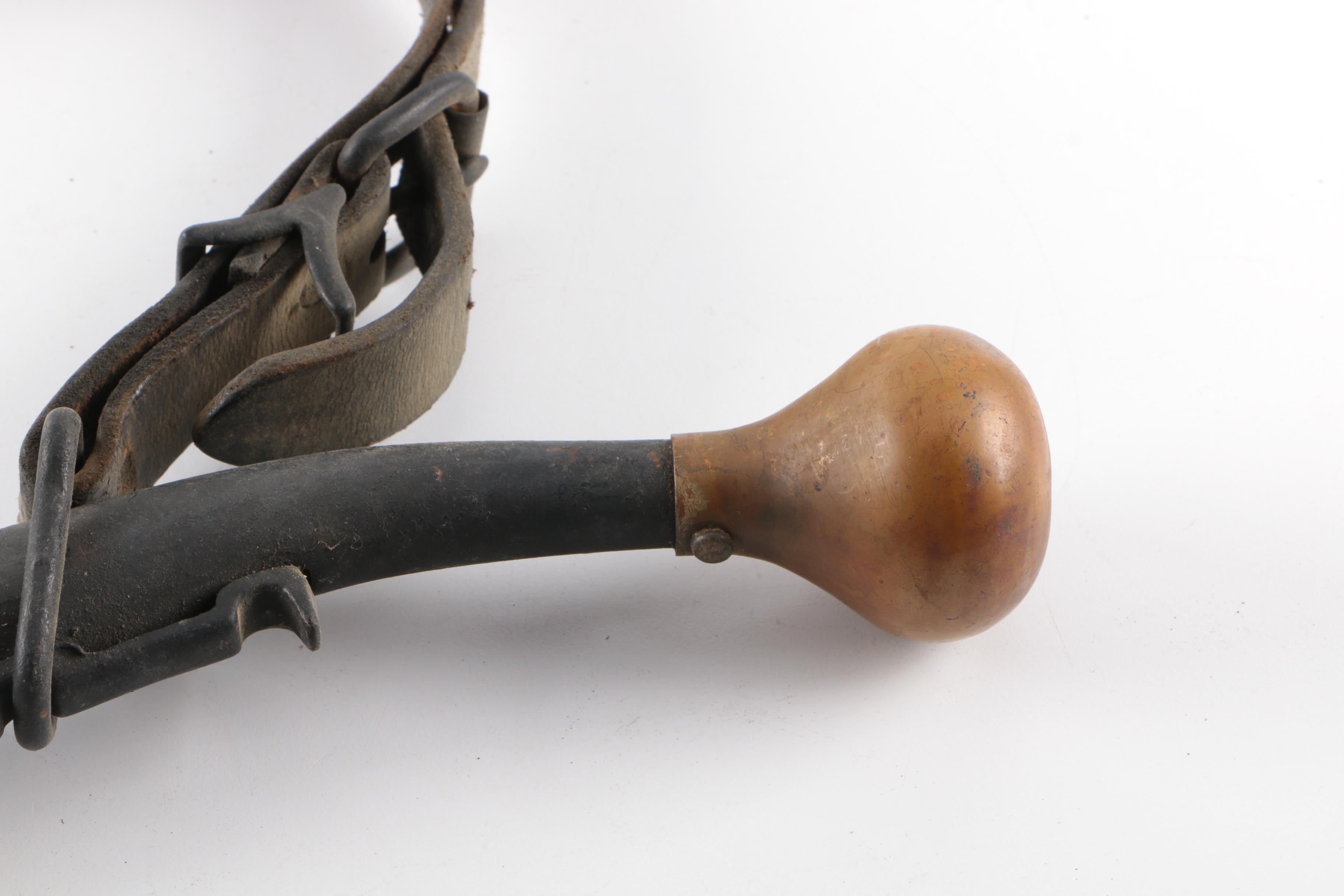 Black Leather Horse Saddle and Accessories