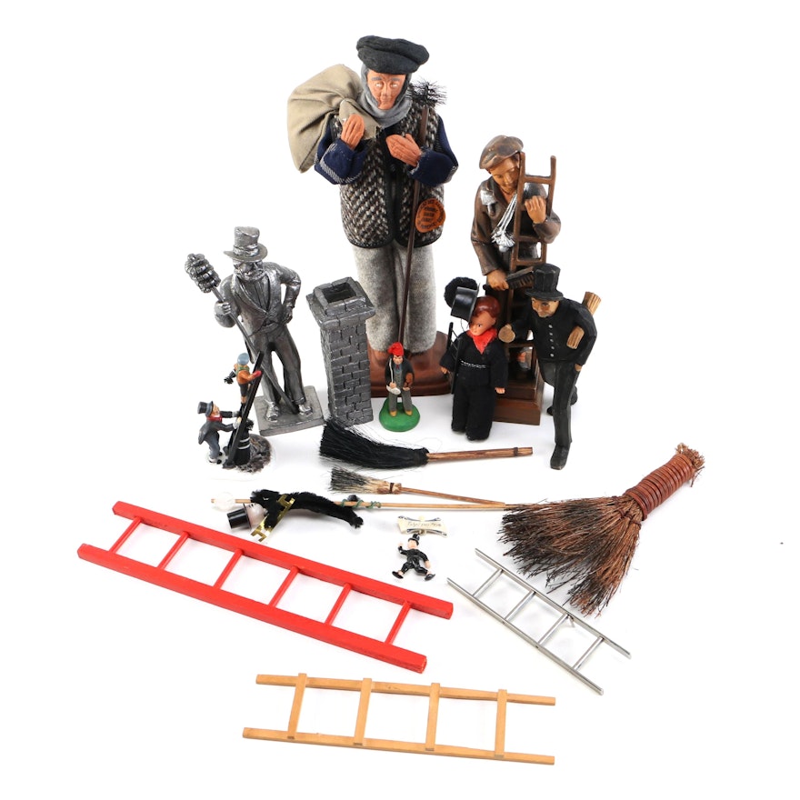 Collection of Chimney Sweep Figurines