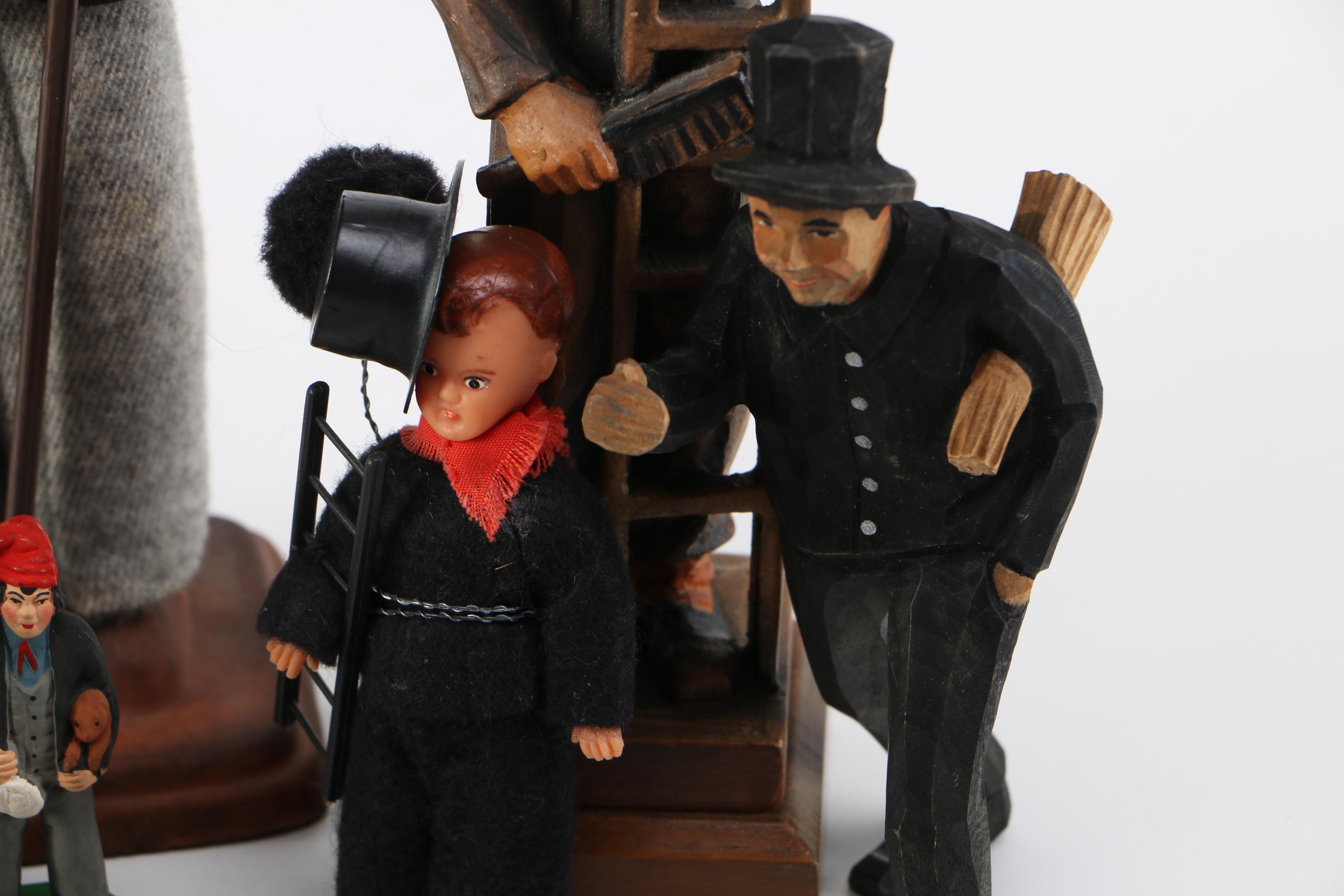 Collection of Chimney Sweep Figurines