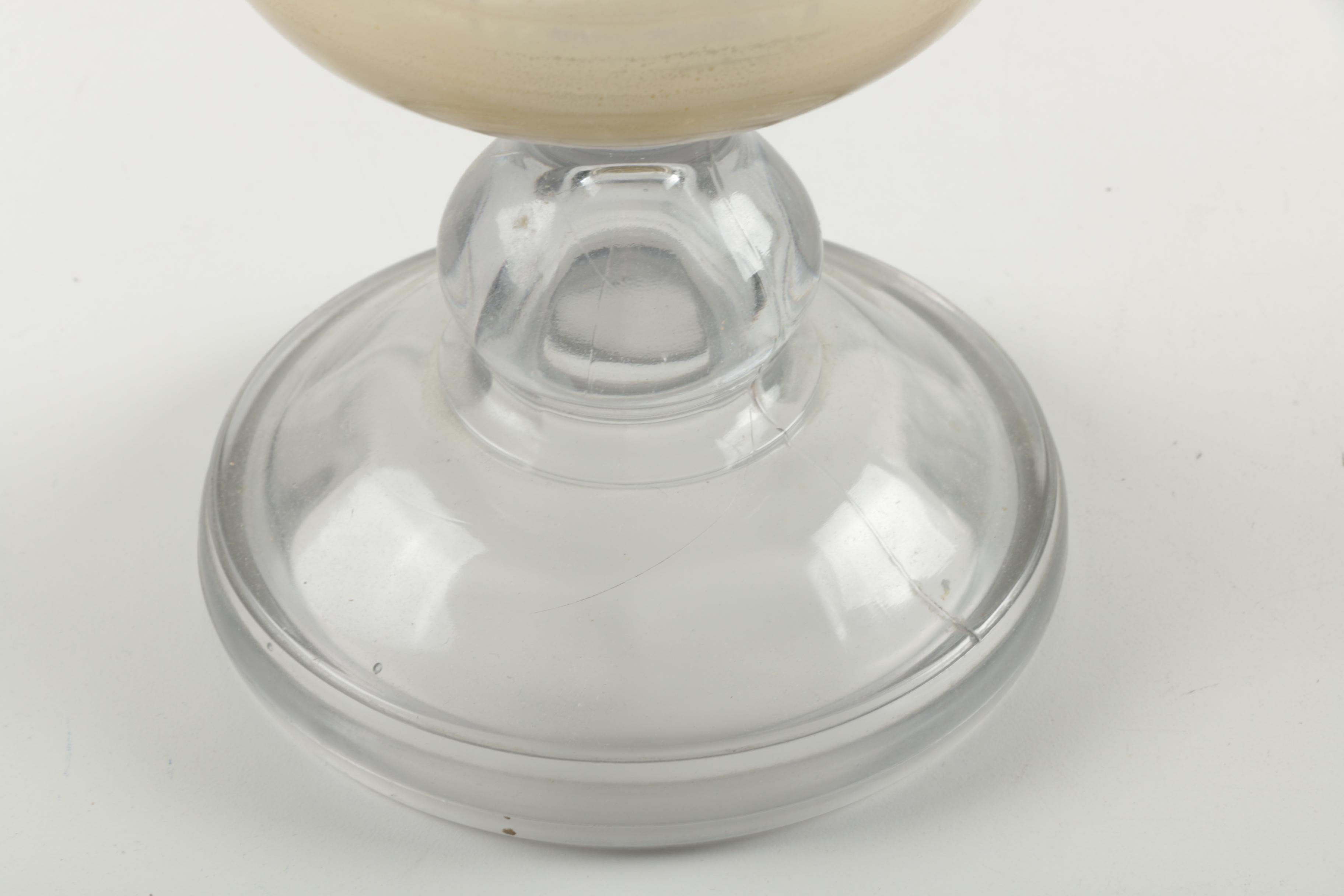 Glass Hurricane lamps