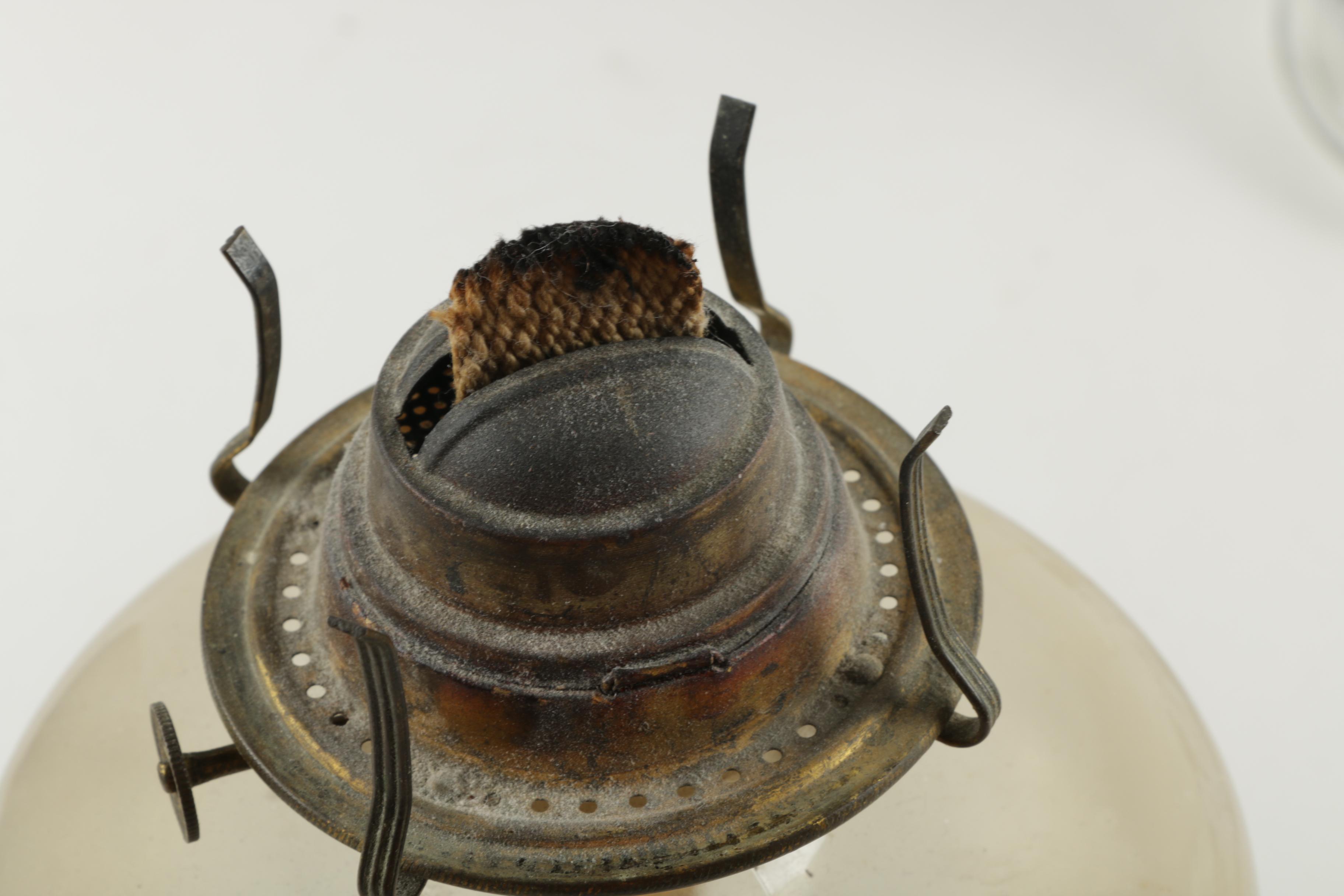 Glass Hurricane lamps