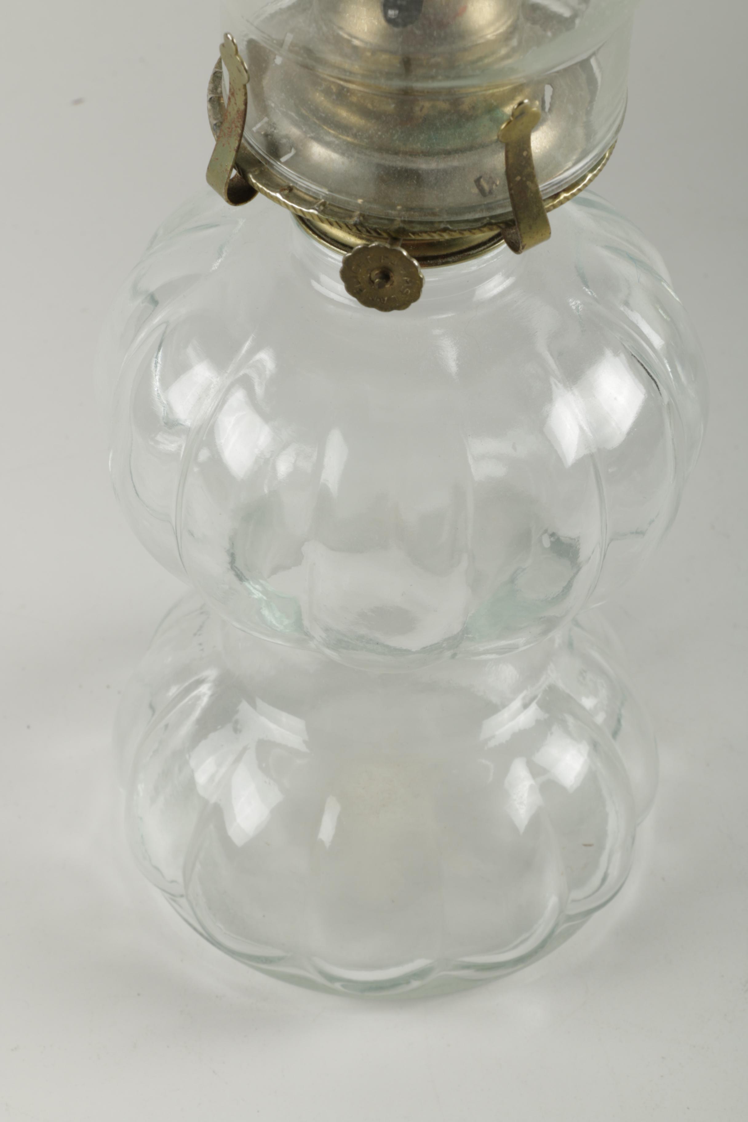Glass Hurricane lamps