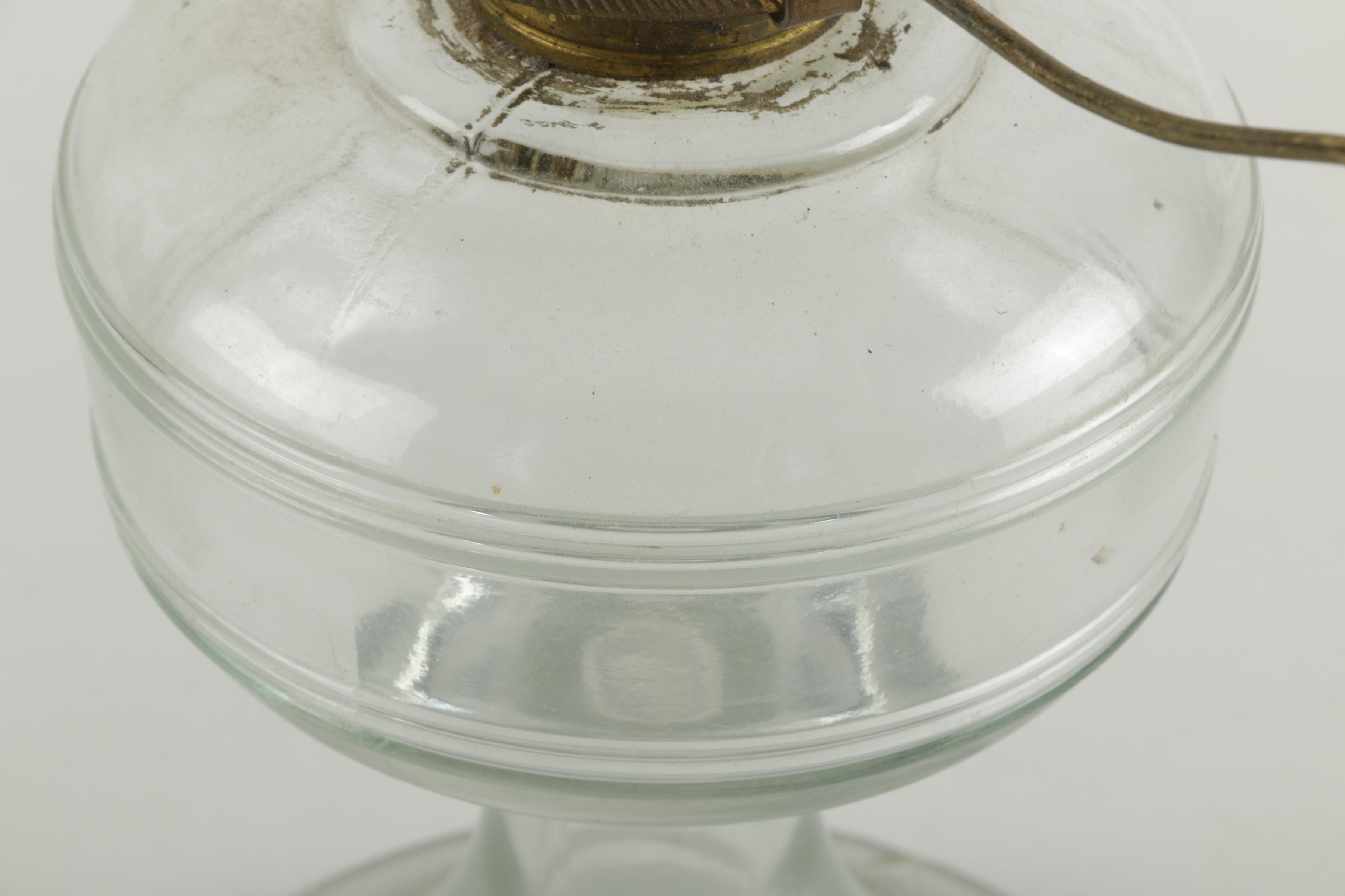 Glass Hurricane lamps