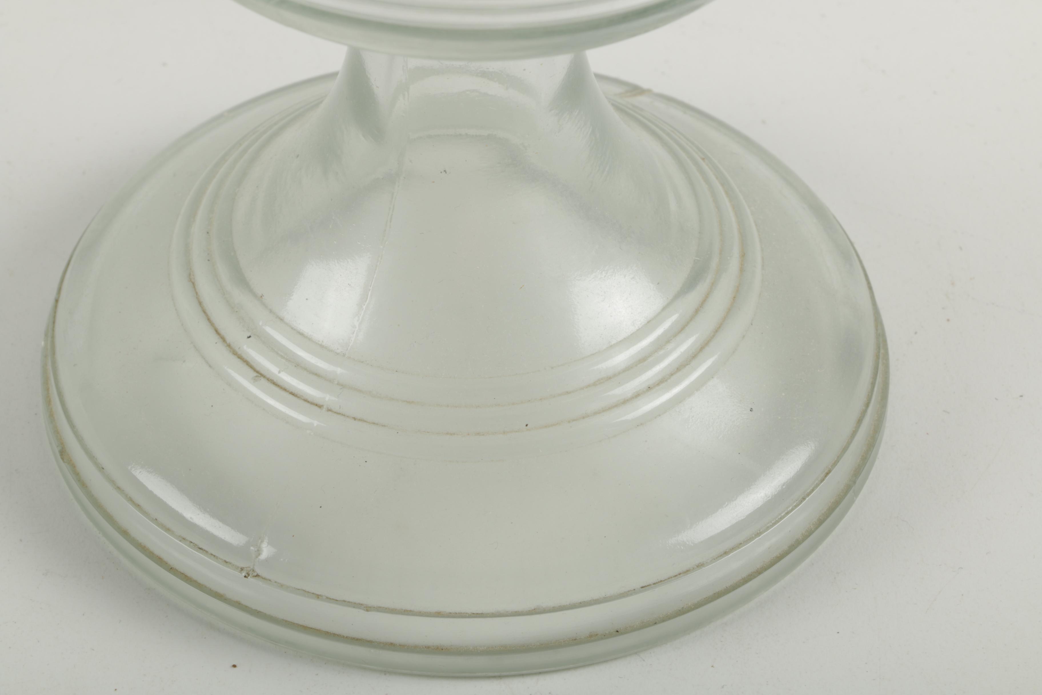 Glass Hurricane lamps