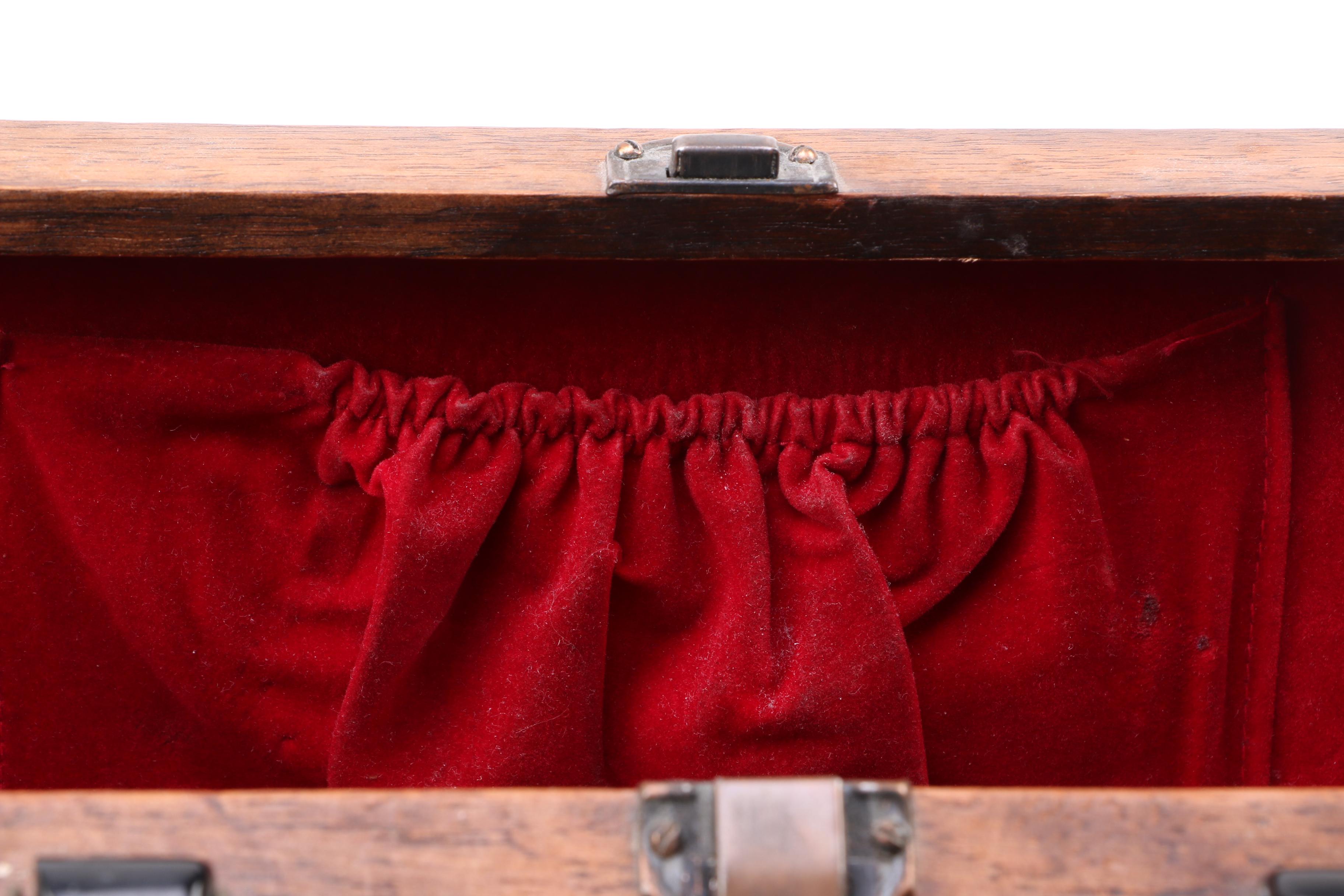 Vintage The Elaine Shop Wooden Case Handbag