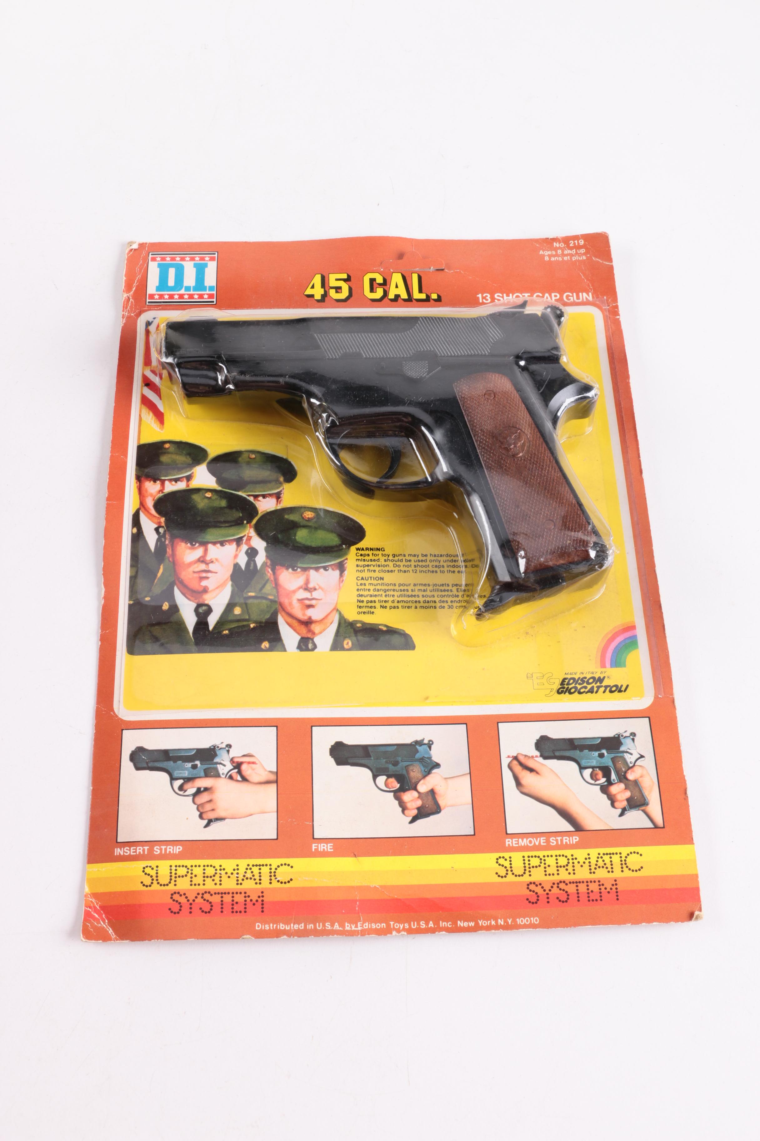 Arcade Shooting Gallery with Toy Cap Gun