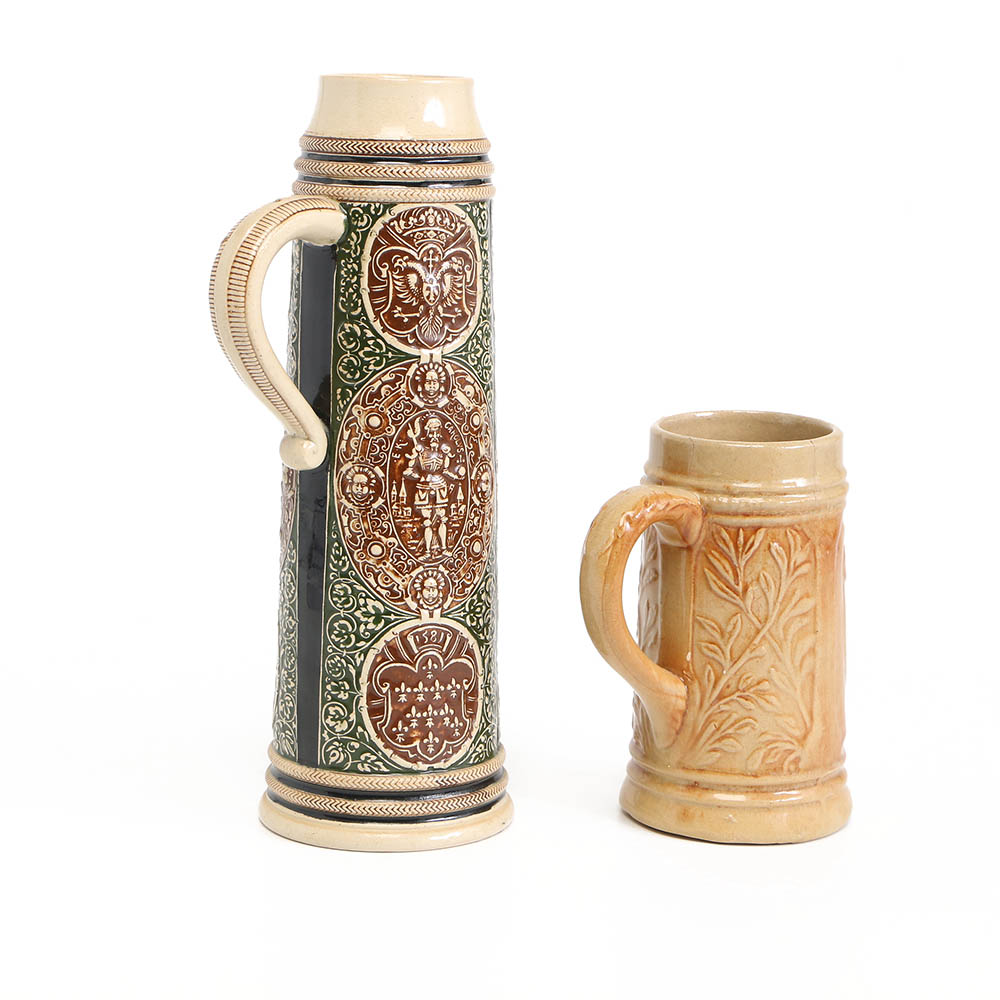 Vintage Stoneware Steins