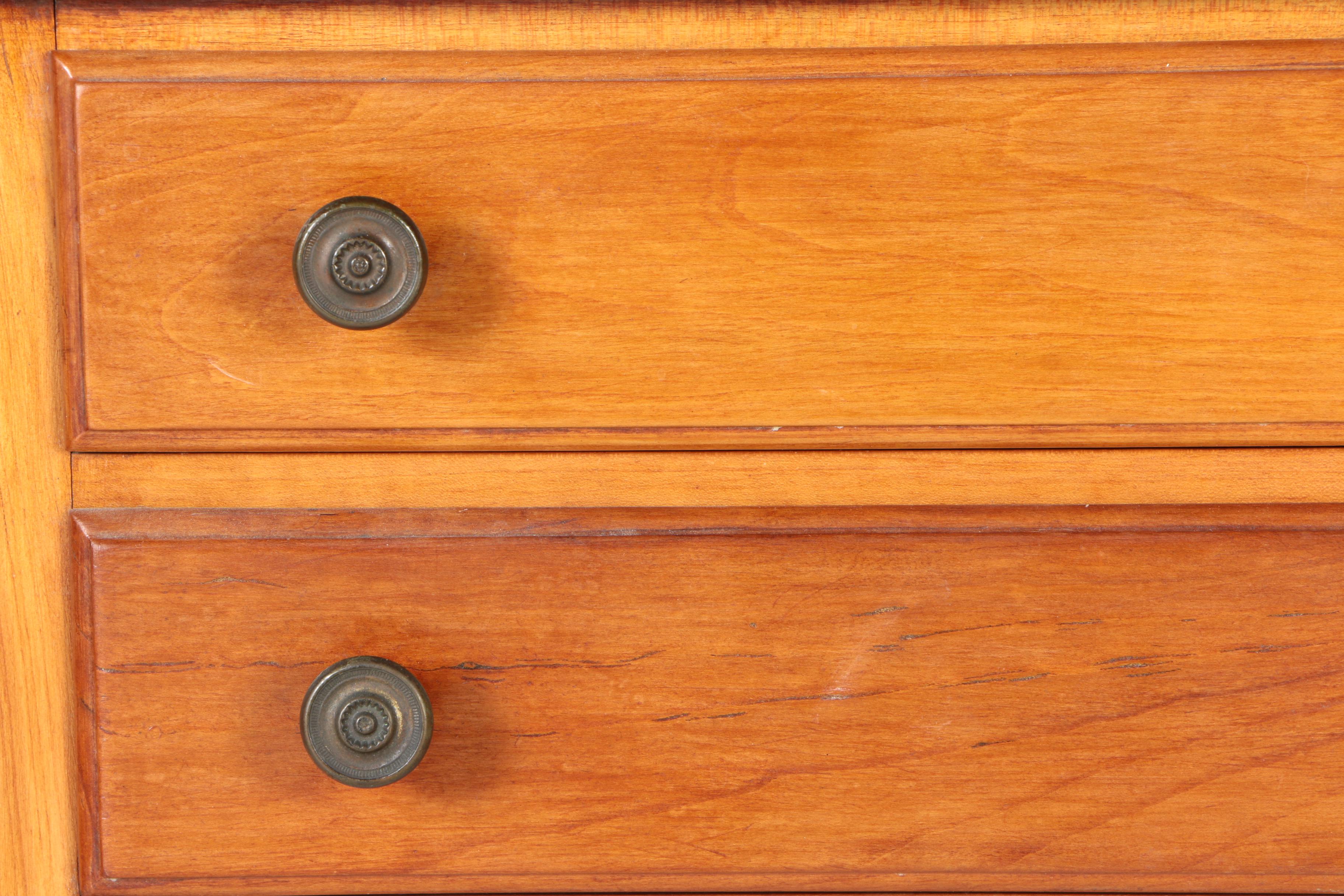Vintage Drop Leaf Cherry Side Table