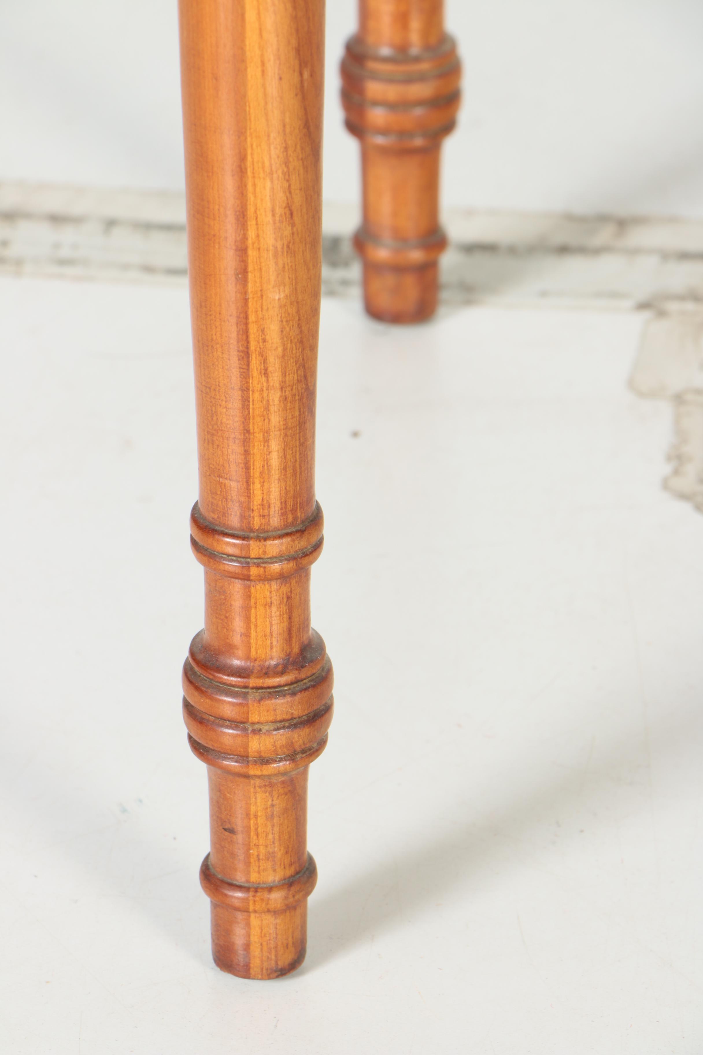 Vintage Drop Leaf Cherry Side Table