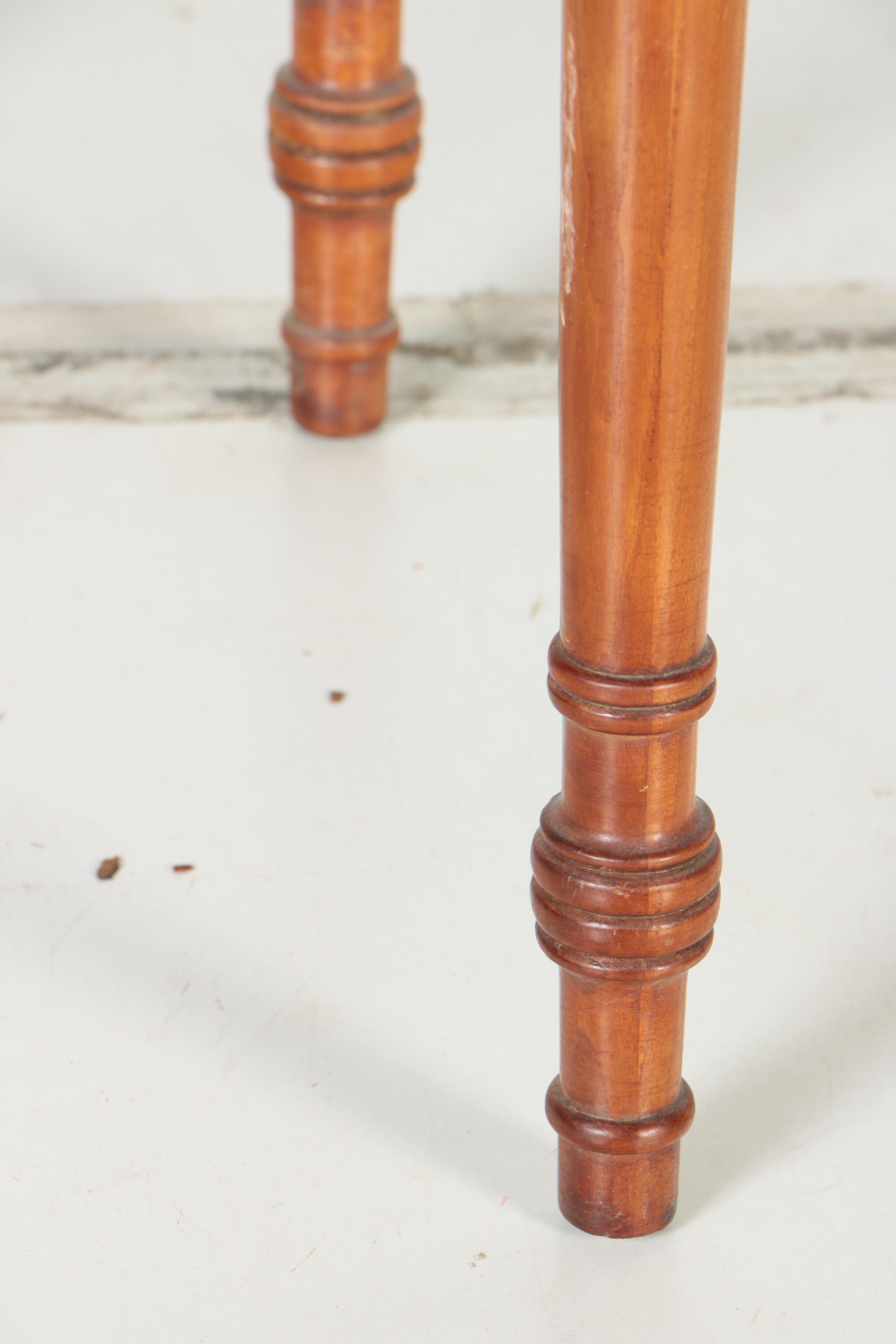 Vintage Drop Leaf Cherry Side Table