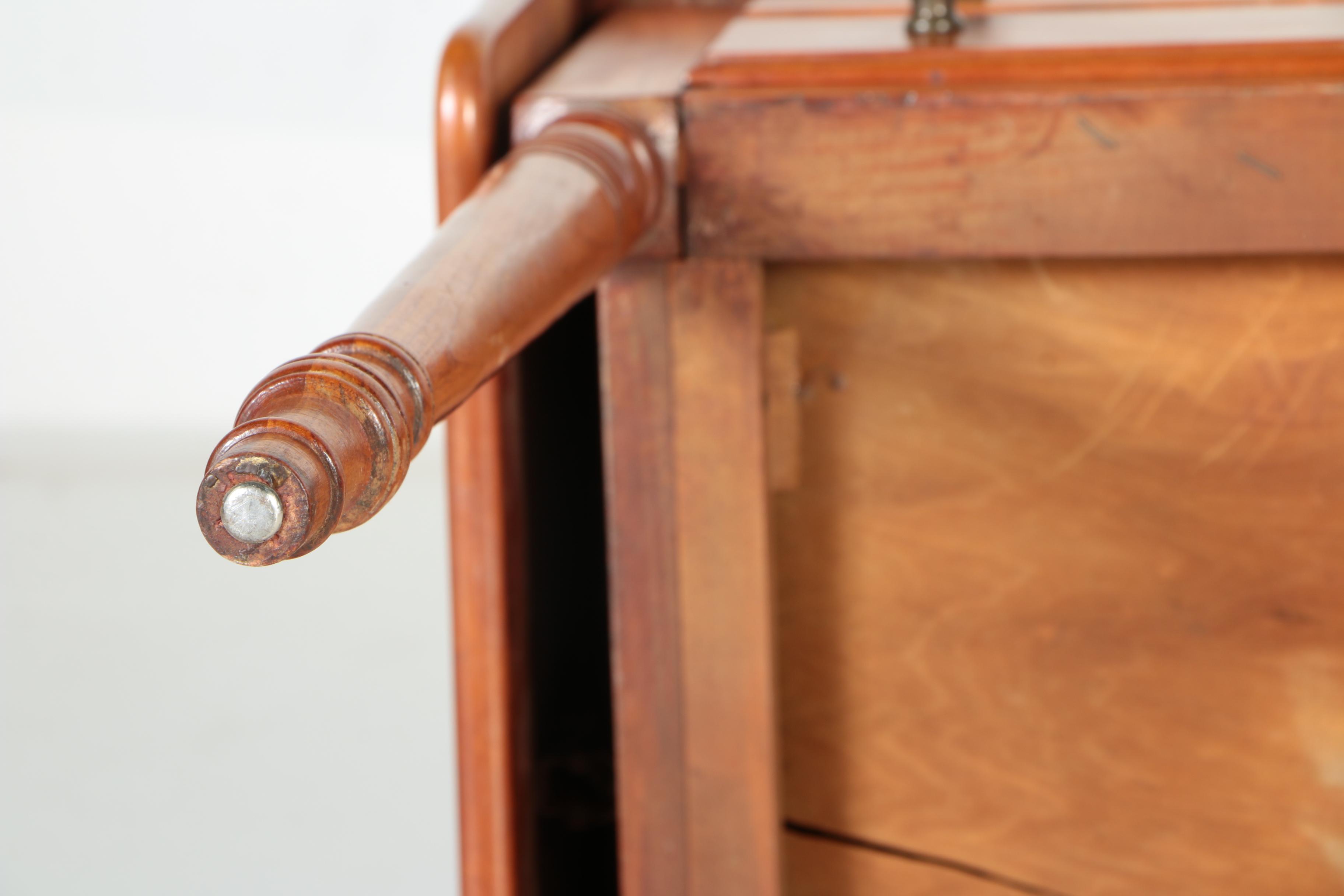 Vintage Drop Leaf Cherry Side Table