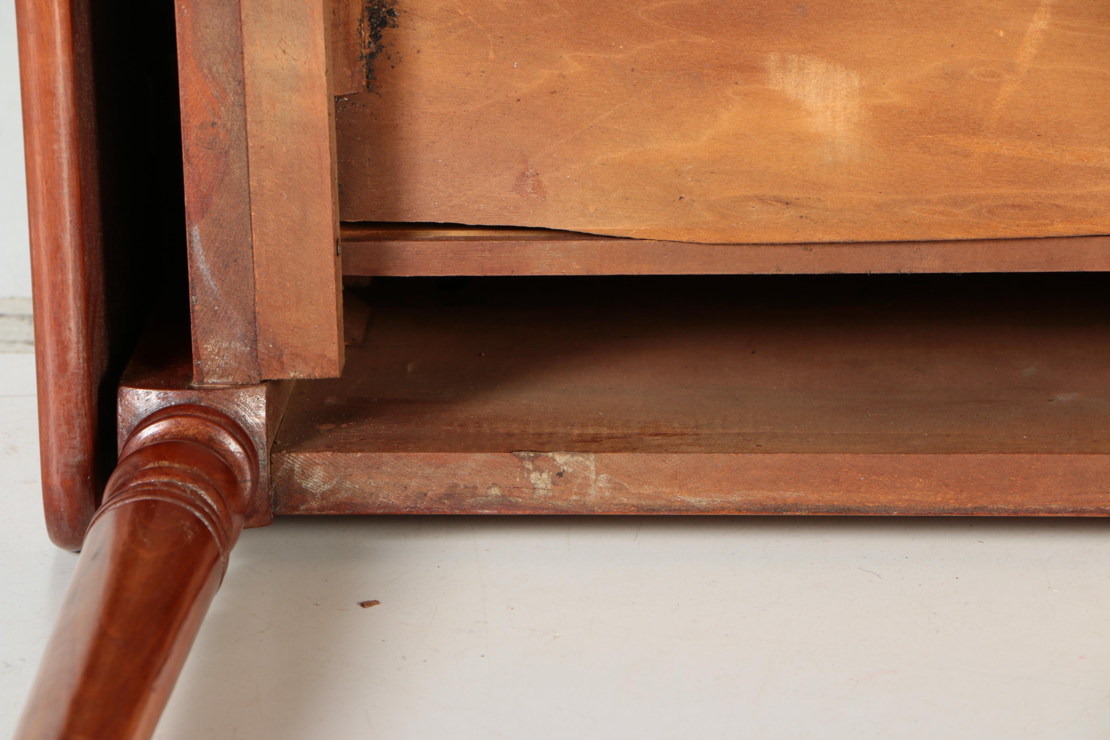 Vintage Drop Leaf Cherry Side Table