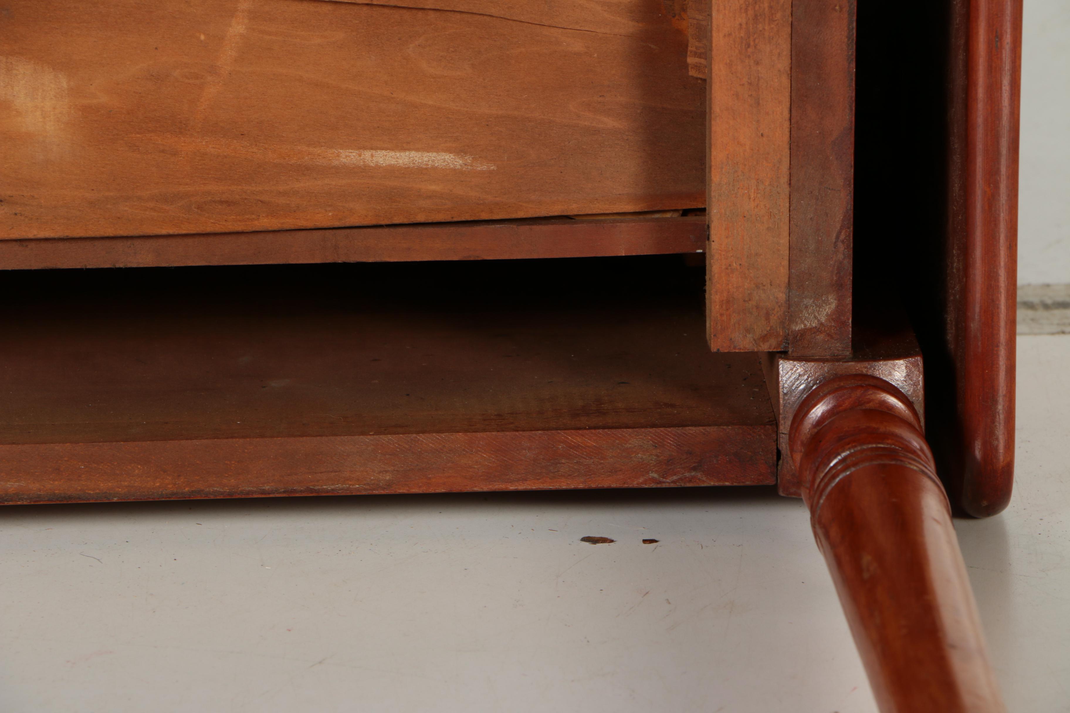 Vintage Drop Leaf Cherry Side Table