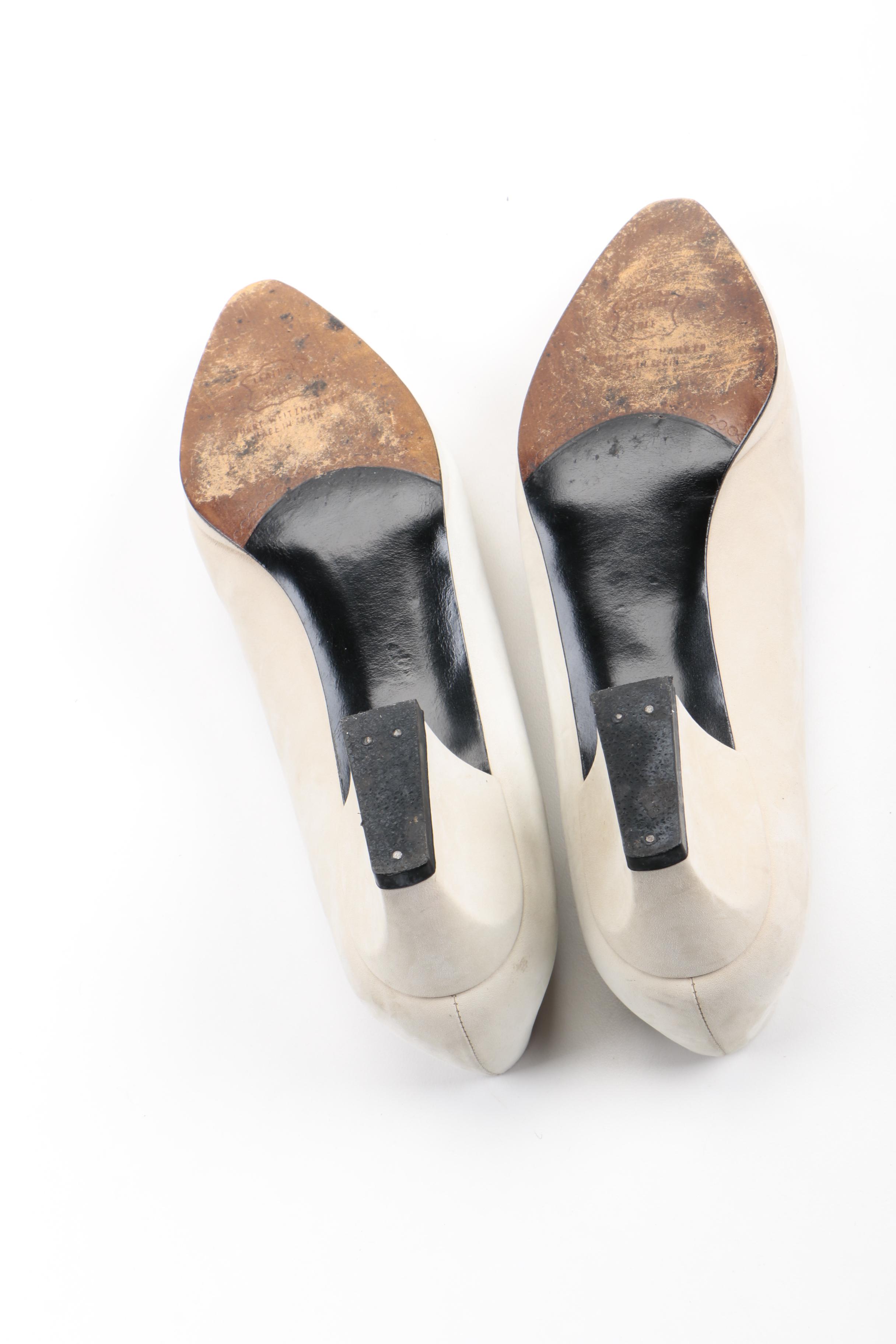 Women's Nubuck Leather Heels Including Stuart Weitzman