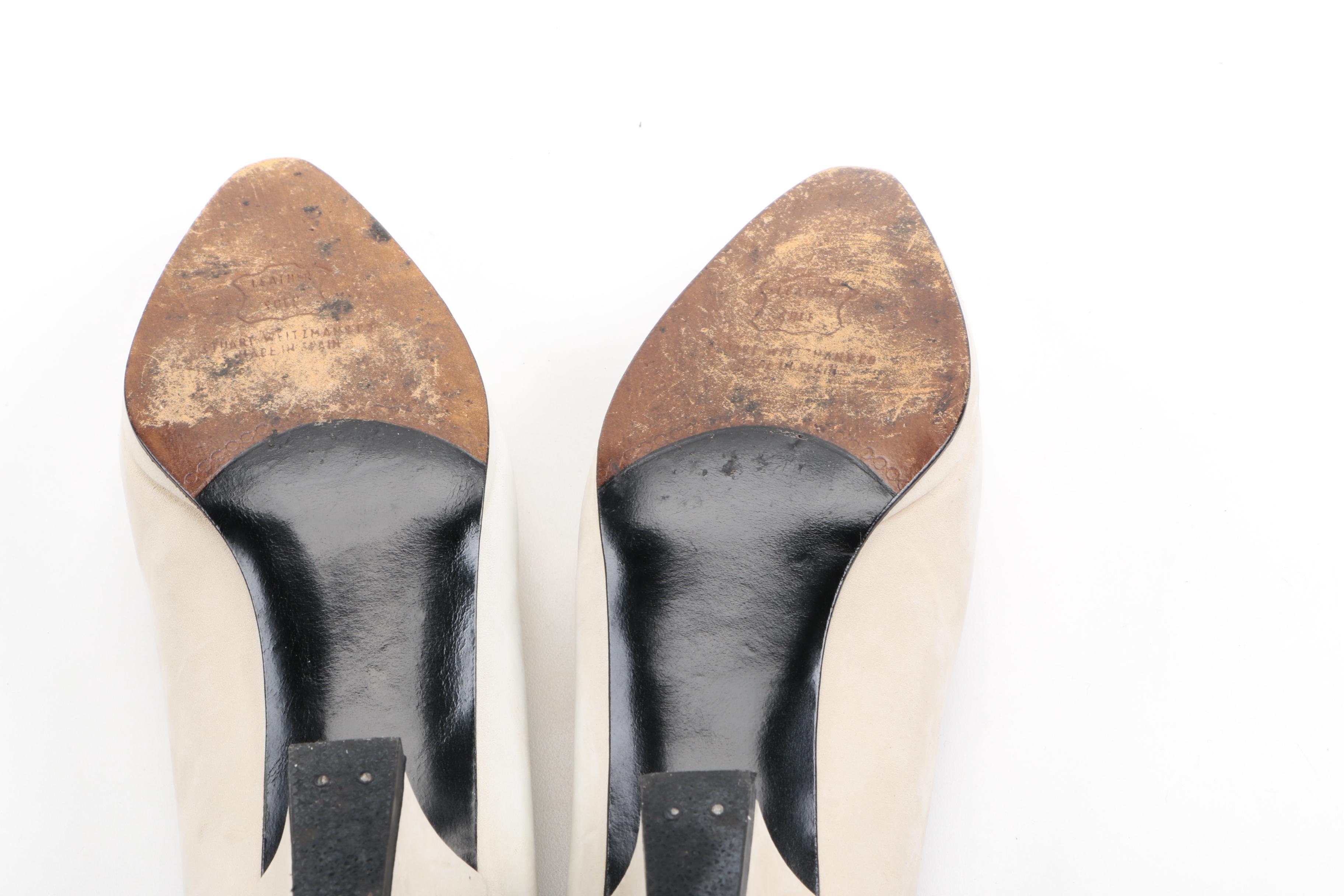 Women's Nubuck Leather Heels Including Stuart Weitzman