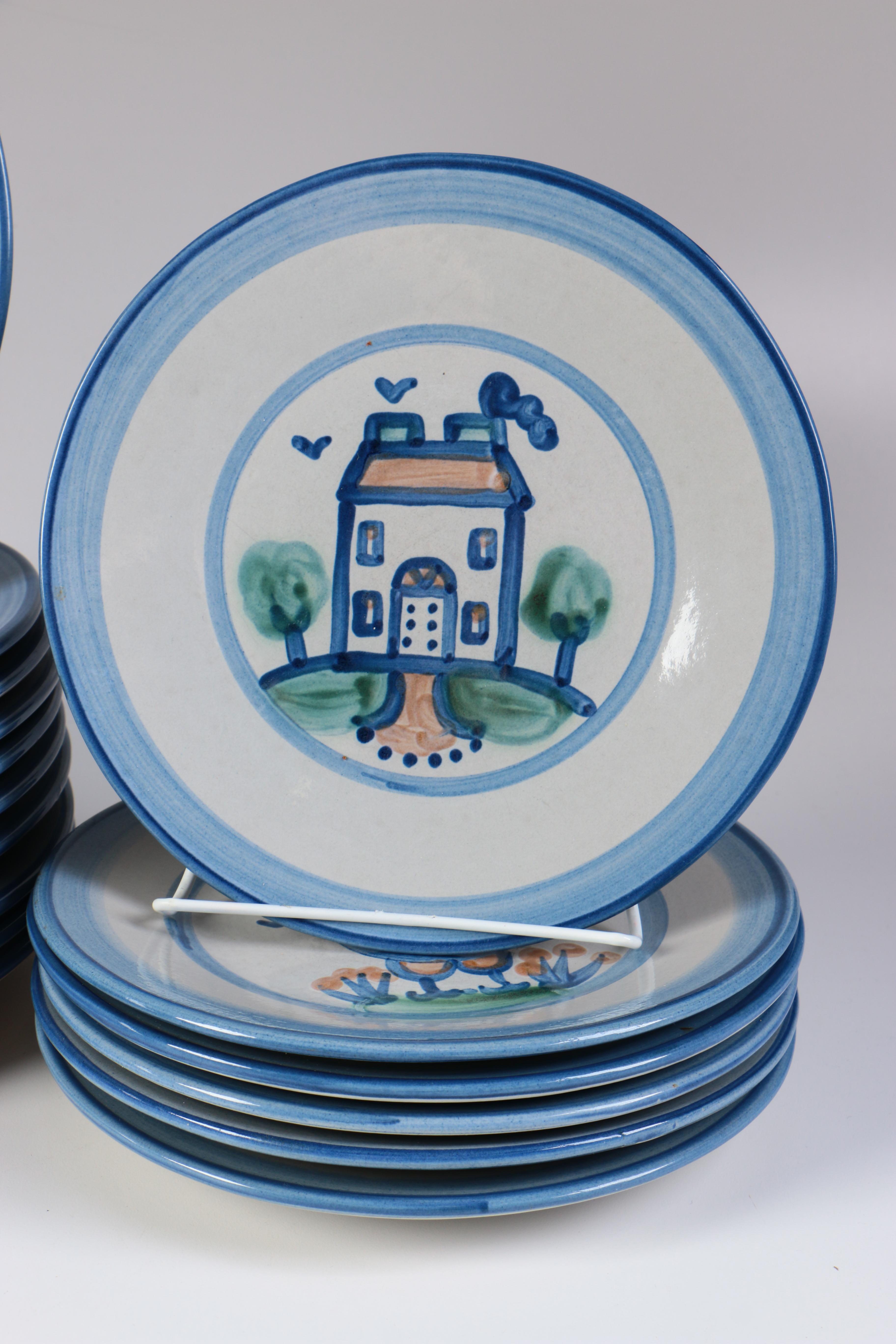 M. Hadley Stoneware Plate Collection
