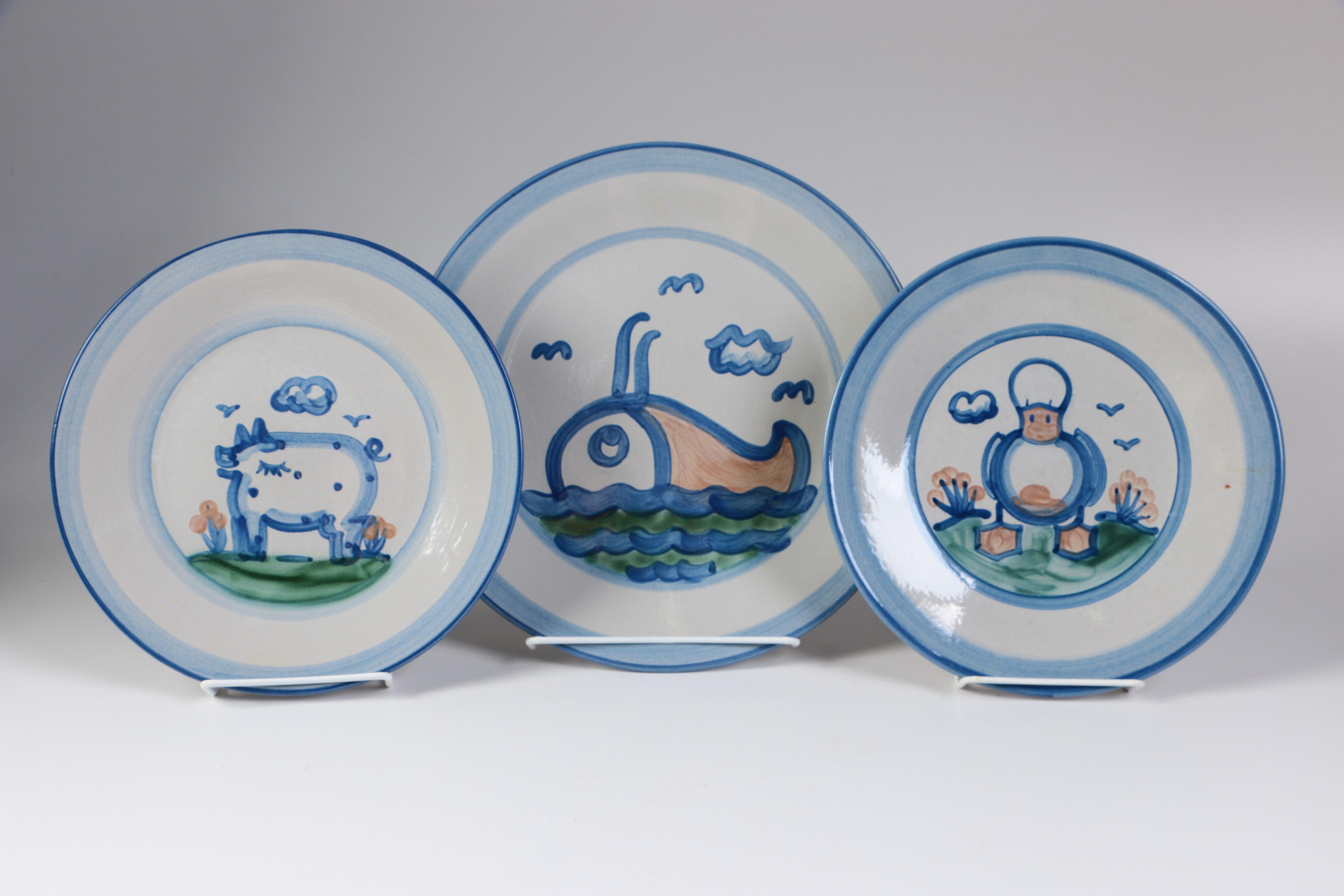 M. Hadley Stoneware Plate Collection