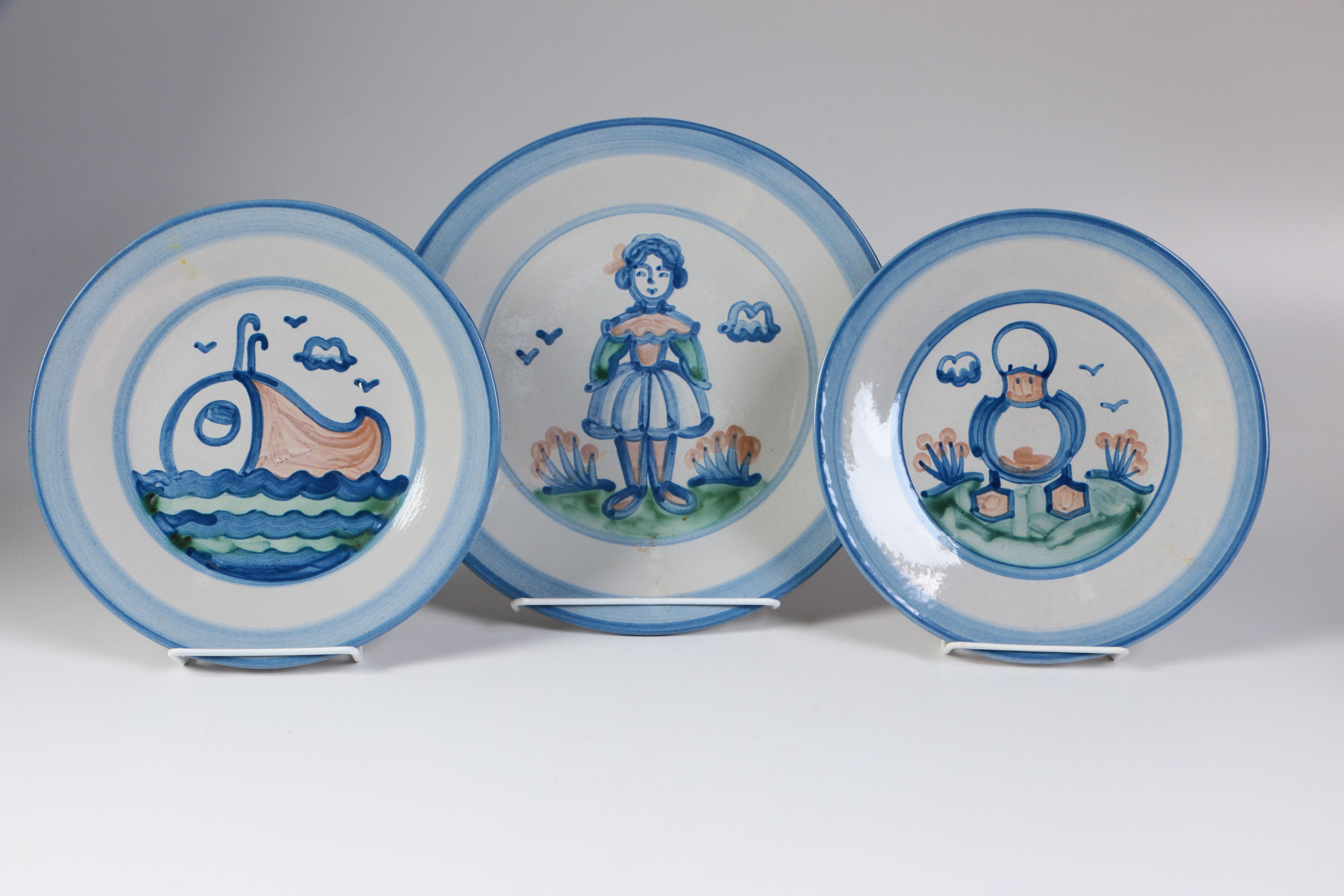 M. Hadley Stoneware Plate Collection