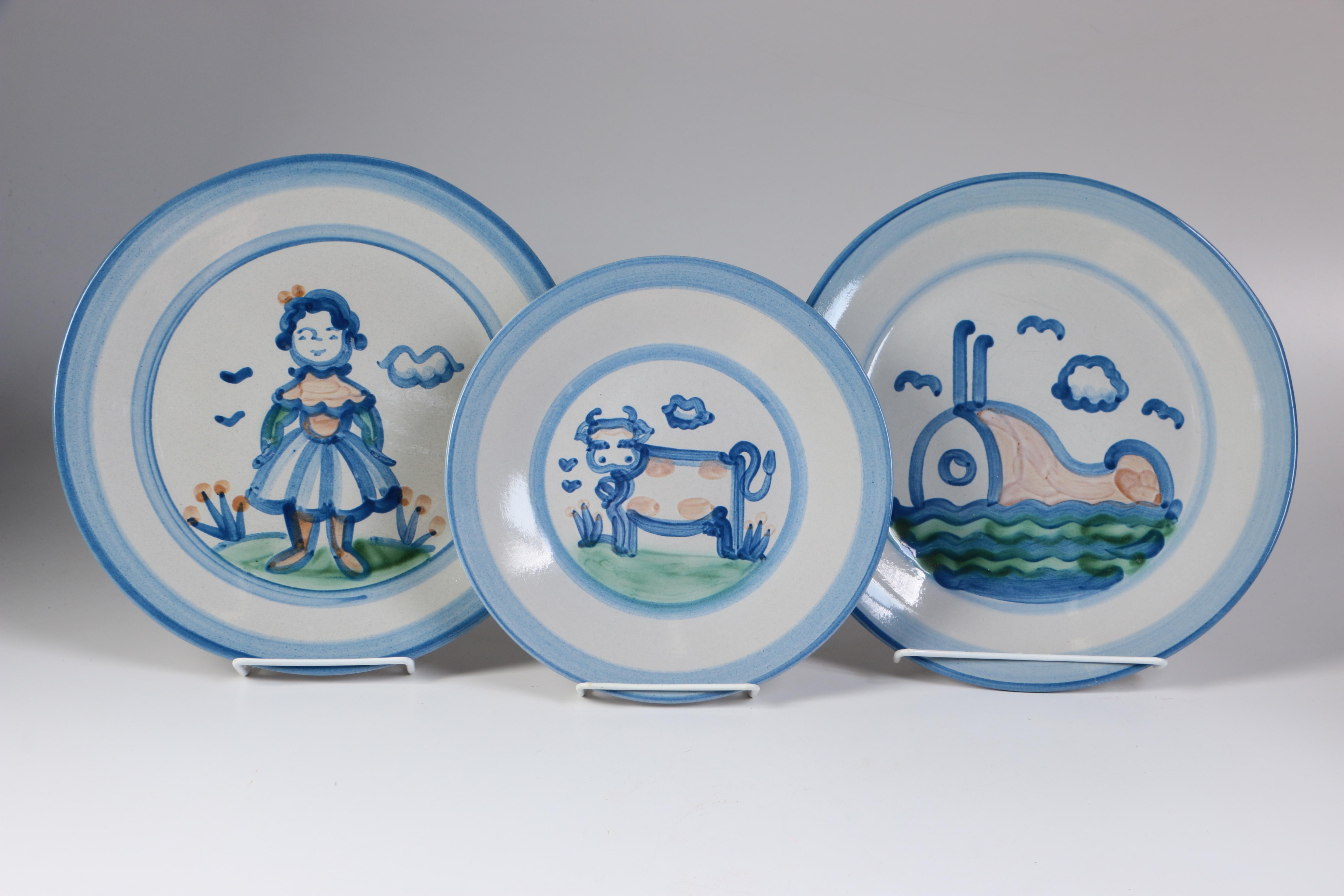 M. Hadley Stoneware Plate Collection